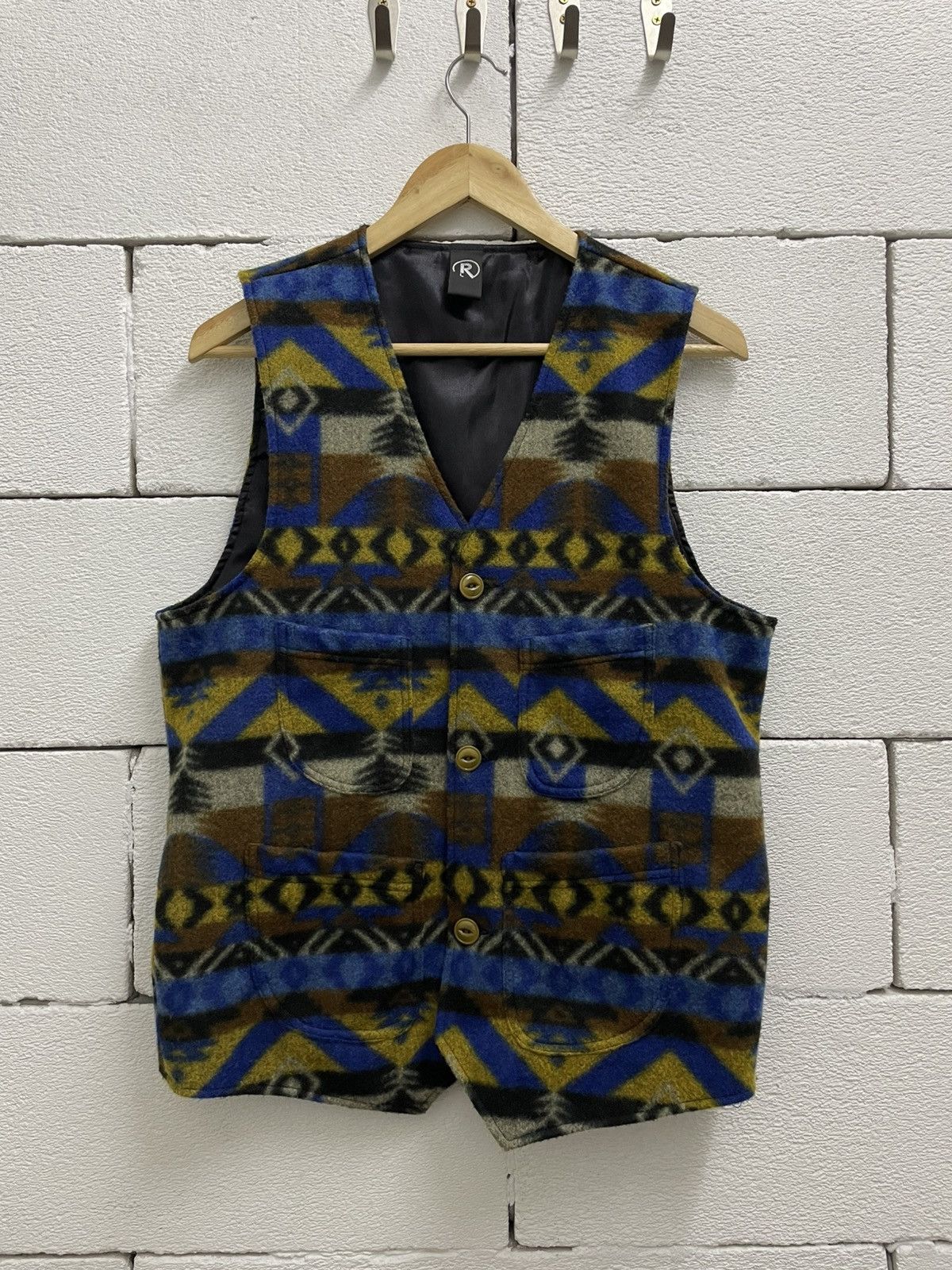 Designer × Other Navajo Wool Vest Size US M / EU 48-50 / 2 - 1 Thumbnail