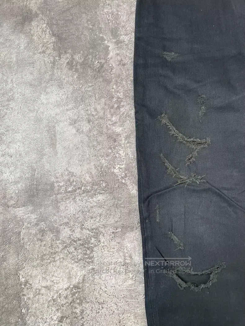 Saint Laurent Paris Saint Laurent Paris Black Large Destroyed Denim Pants with Size US 32 / EU 48 - 3 Thumbnail