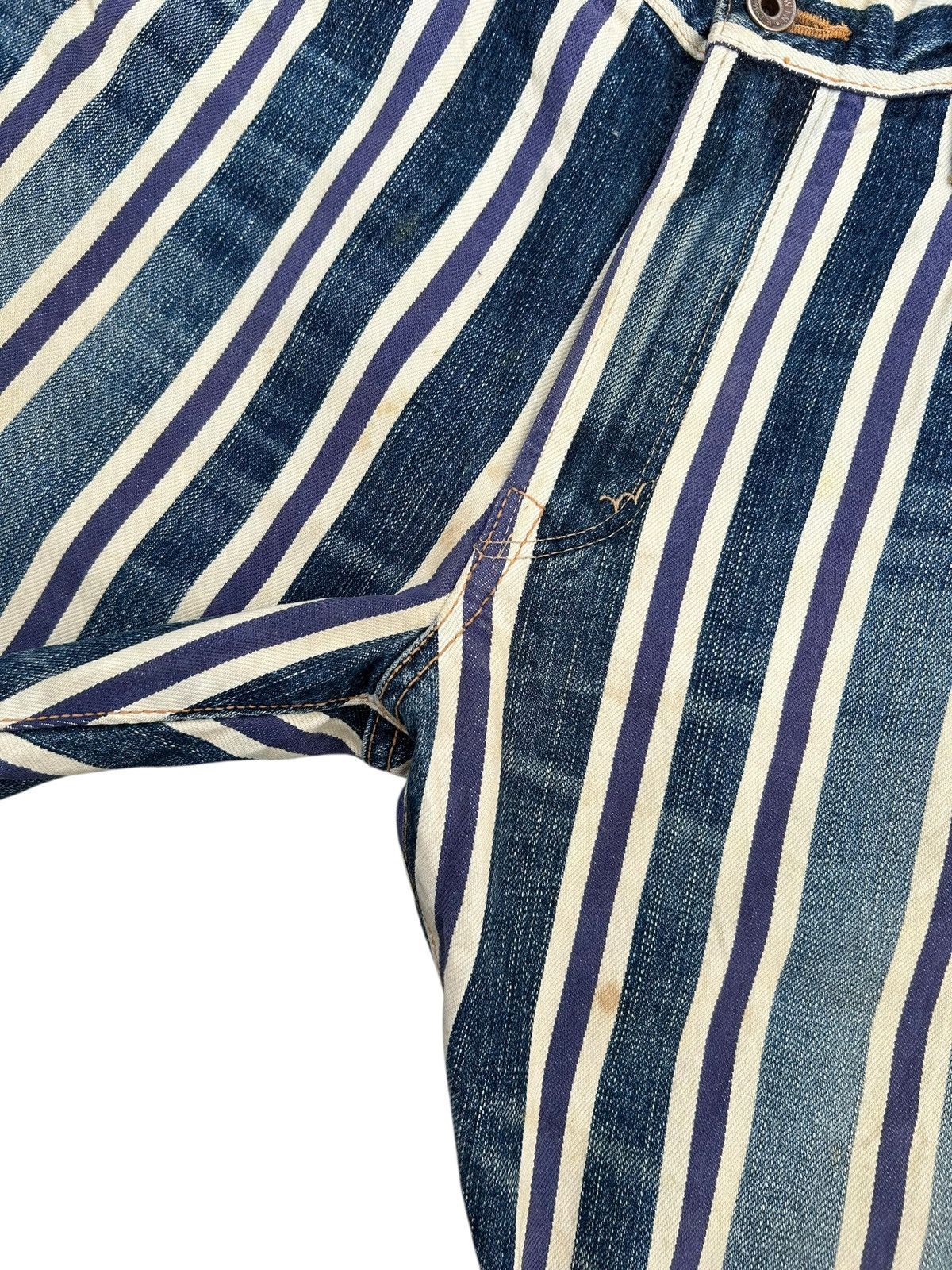 Kapital Vintage Edwin 505 Selvedge Stripe Japanese Denim Jeans Size US 32 / EU 48 - 8 Thumbnail