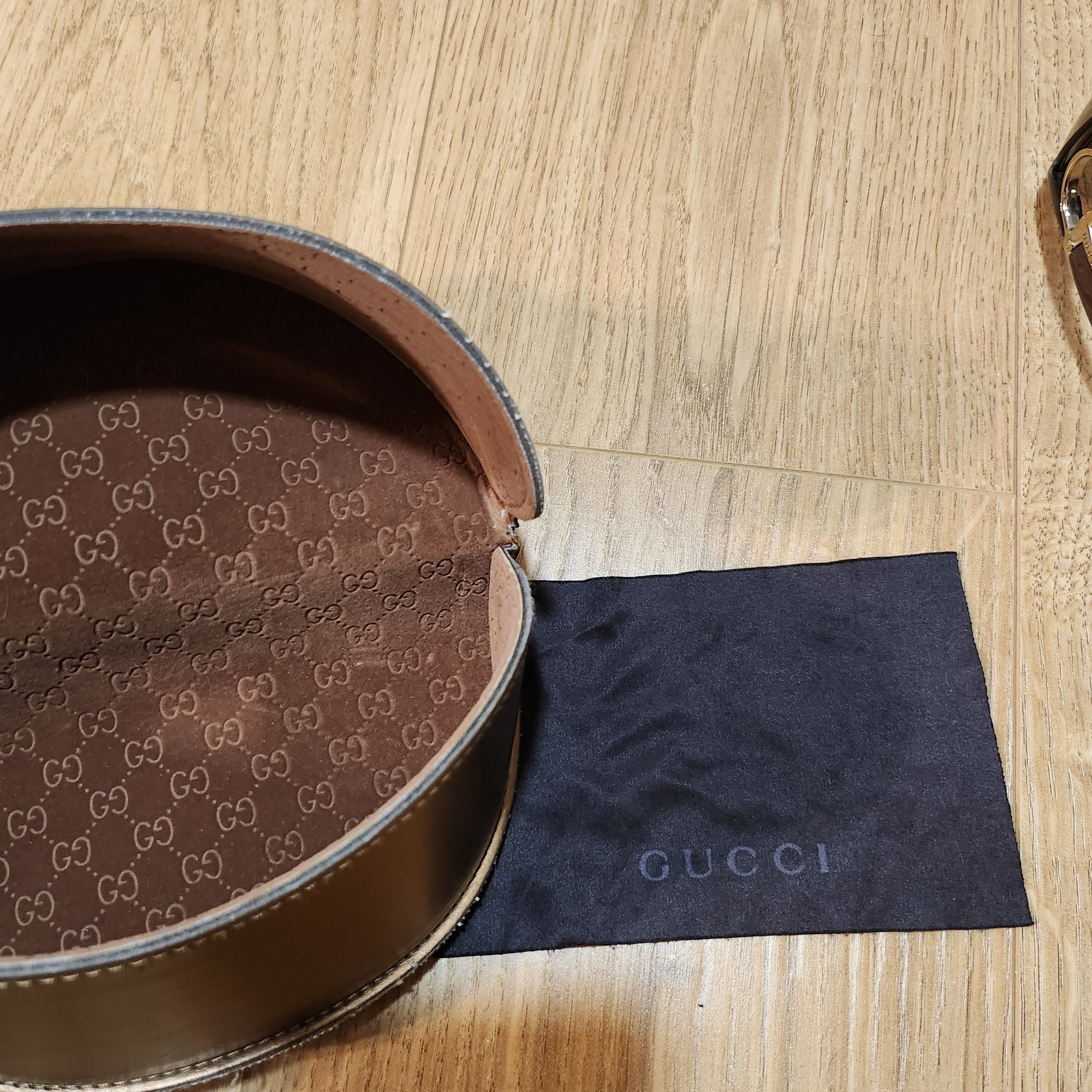 Gucci × Vintage Gucci Vinatge Horsebit Sunglasses 2918/s Size ONE SIZE - 8 Thumbnail