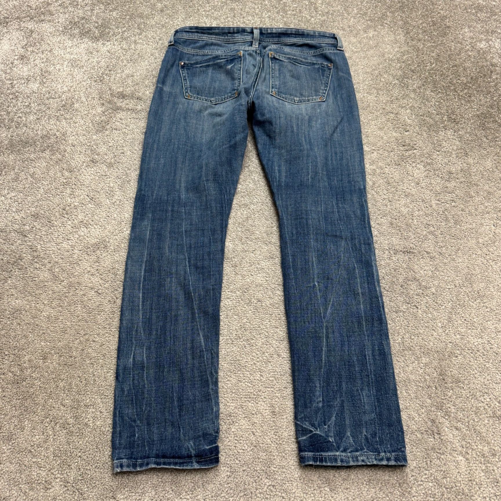Vintage Pilcro And The Letterpress Hyphen Denim Jeans Womens 26 Blue Medium Wash Casual City Streetwear Size 26" / US 2 / IT 38 - 2 Thumbnail