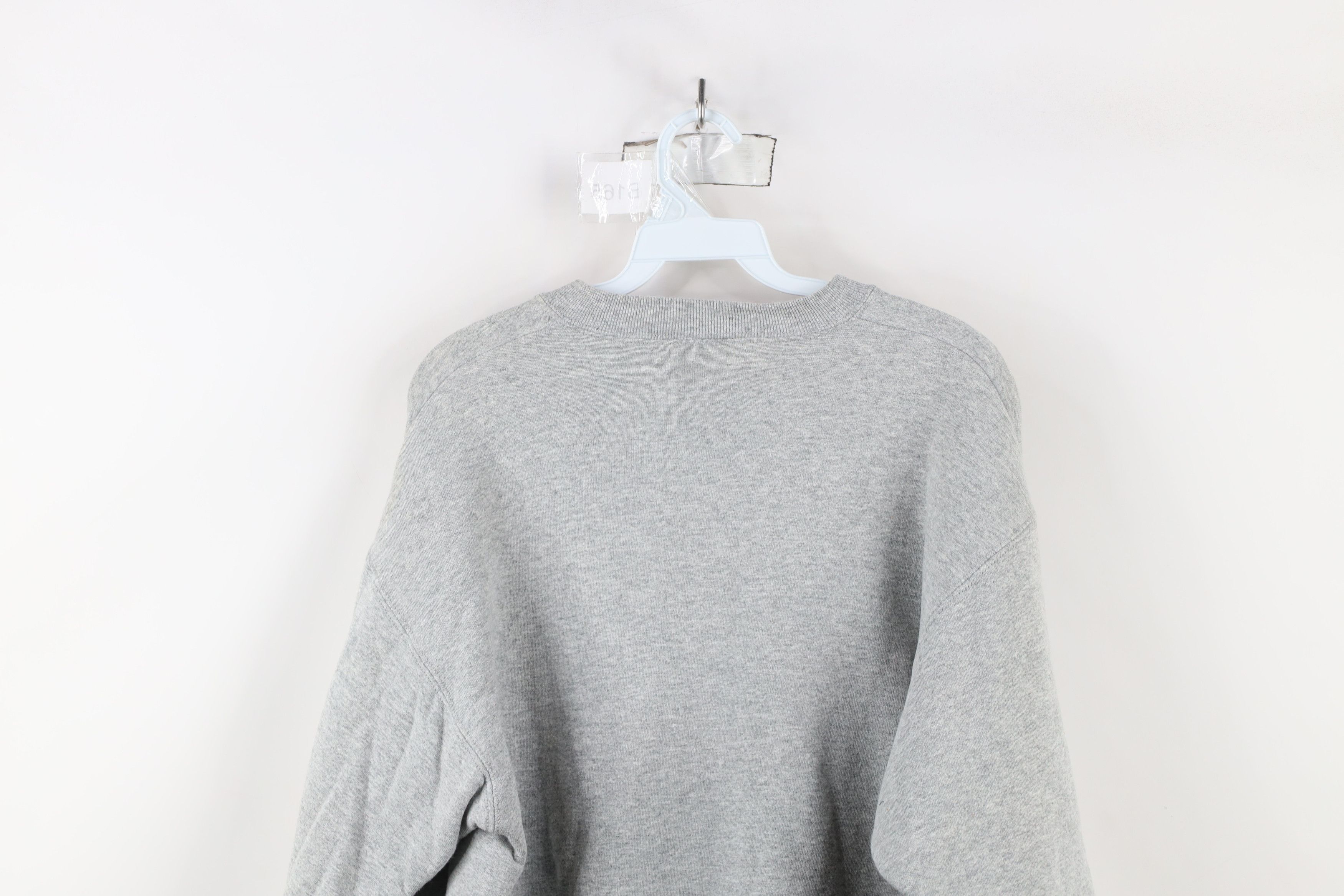 Vintage Vintage 90s Central Michigan University Sweatshirt Gray USA Size L / US 10 / IT 46 - 9 Thumbnail