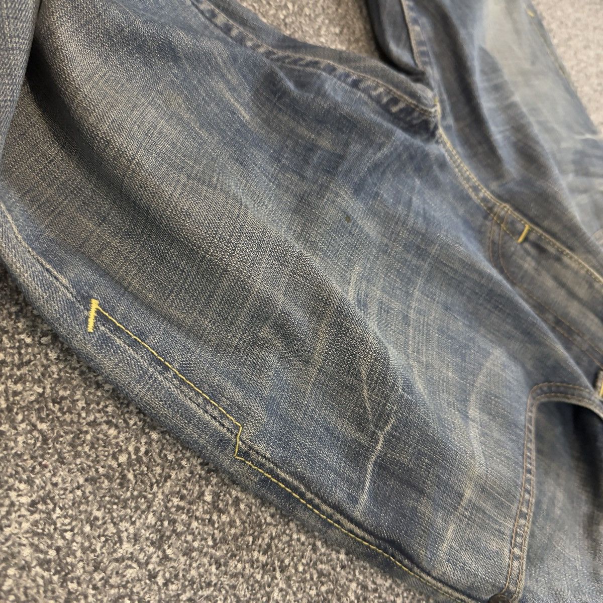 Engineered Garments × Levi's Vintage Levis Redloop Baggy Buckle Pants Denim Size US 30 / EU 46 - 8 Thumbnail