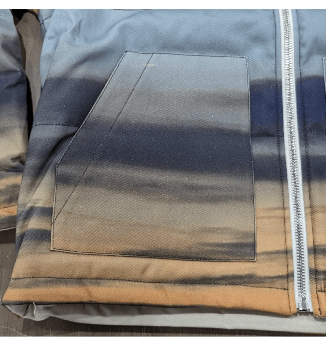 Blue Sky Inn Blue Sky Inn "Sunrise Clouds" Puffer Jacket Multi Large Size US L / EU 52-54 / 3 - 3 Thumbnail