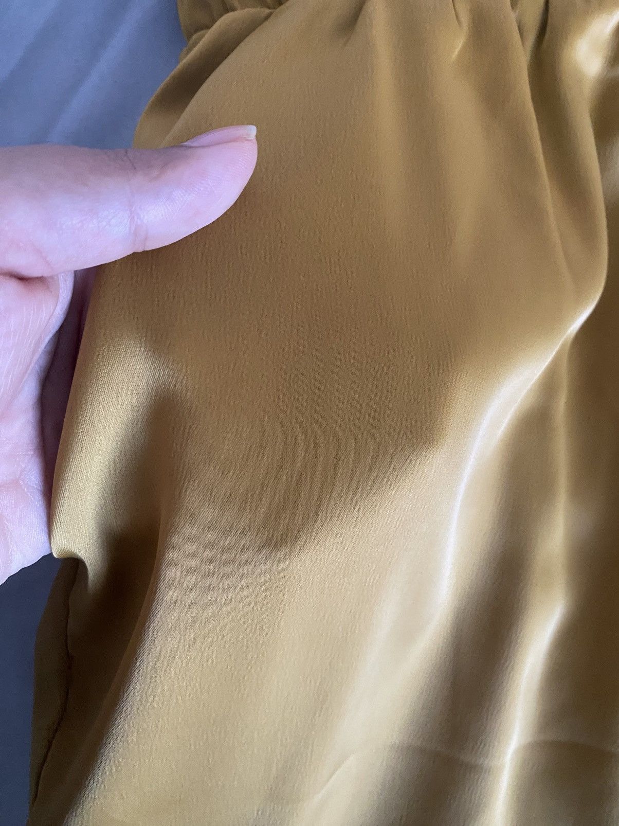 Other Sincerly Jules gold M size High Waisted Wide Leg Pants NWT Size 32" / US 10 / IT 46 - 9 Thumbnail