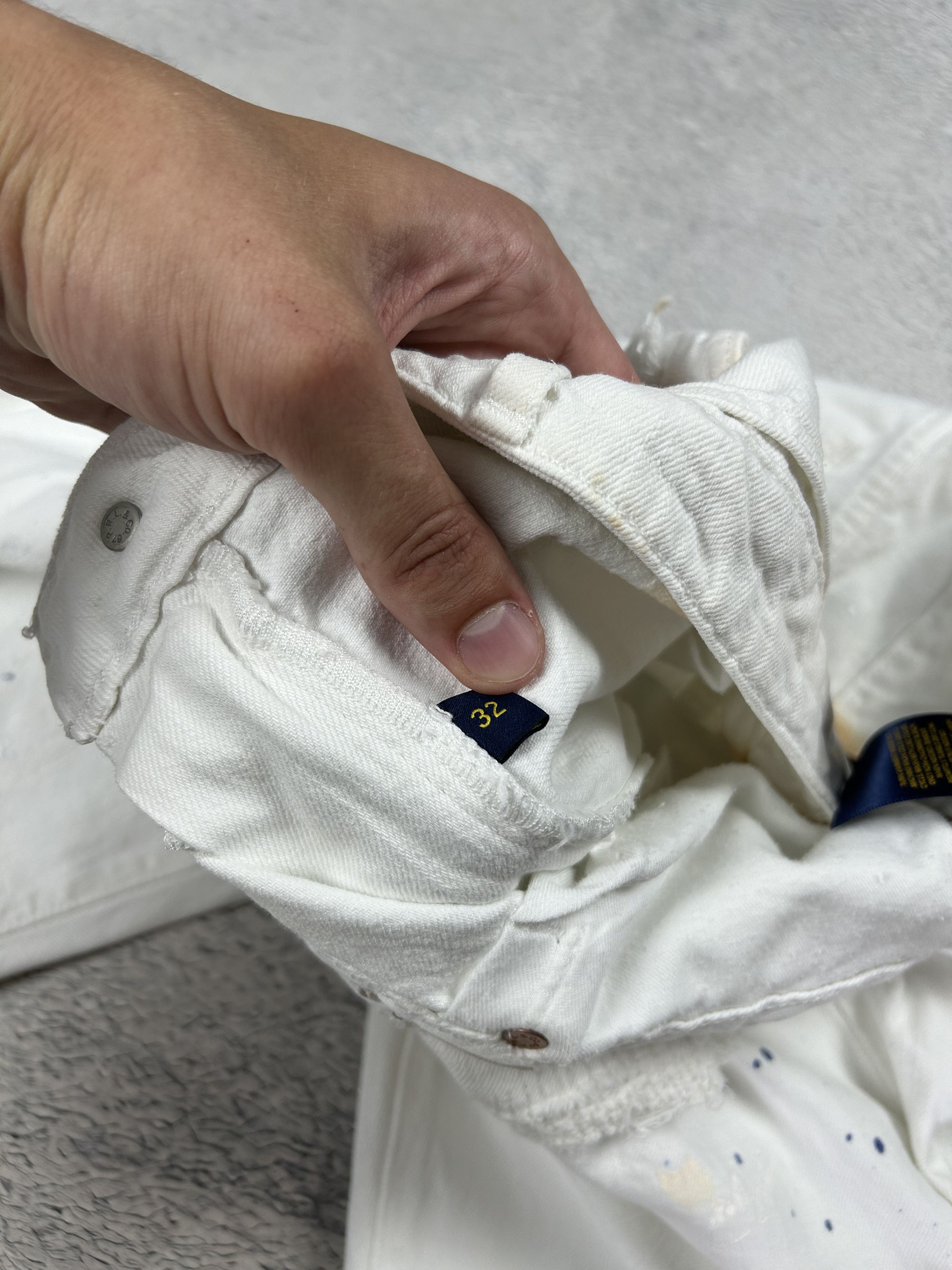 Ralph Lauren × Vintage Ralph Lauren Jeans Distressed denim Ripped Multicolour Size US 32 / EU 48 - 15 Thumbnail