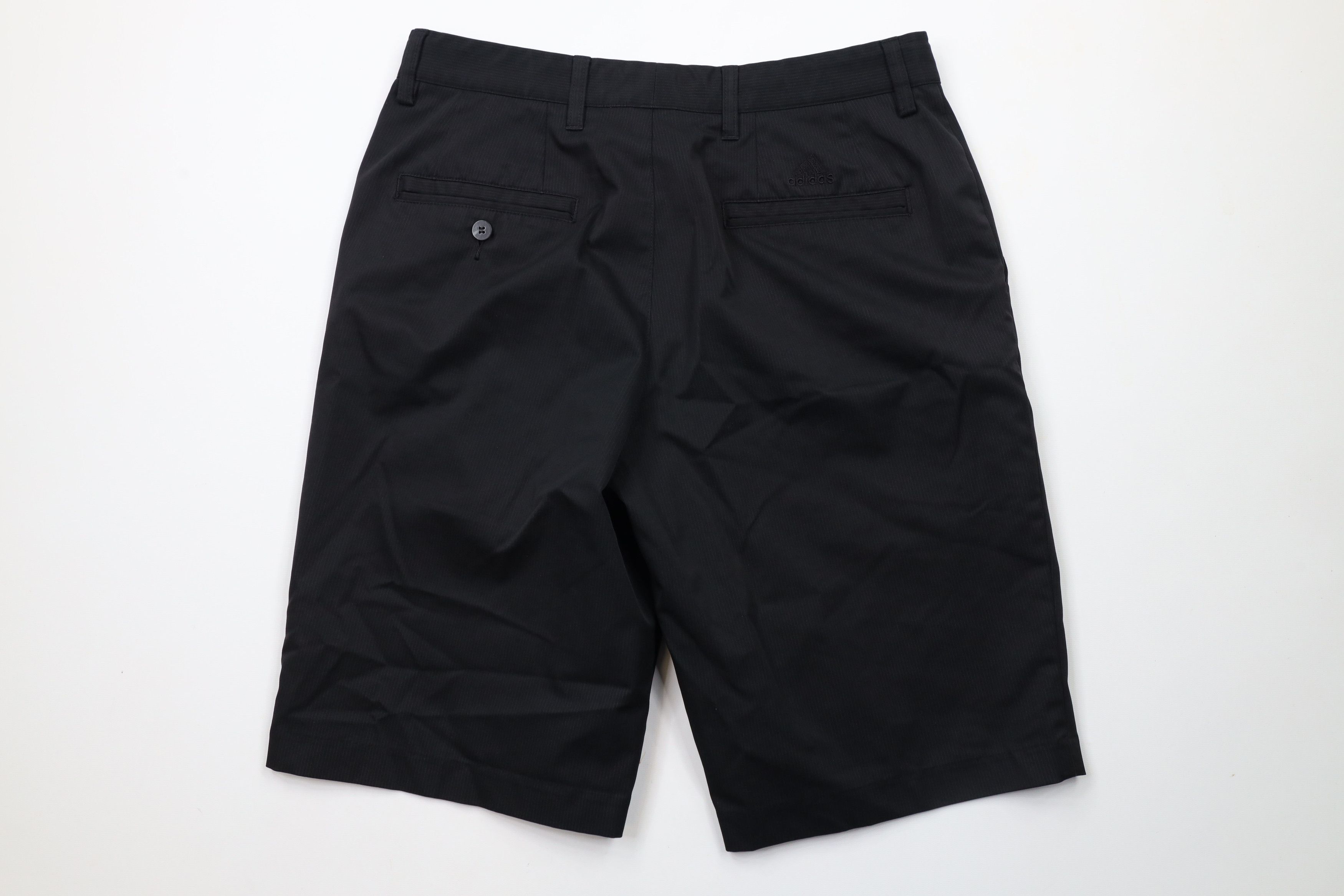 Adidas × Vintage Adidas Golf Spell Out Striped Golfing Chino Shorts Black Size US 30 / EU 46 - 9 Thumbnail