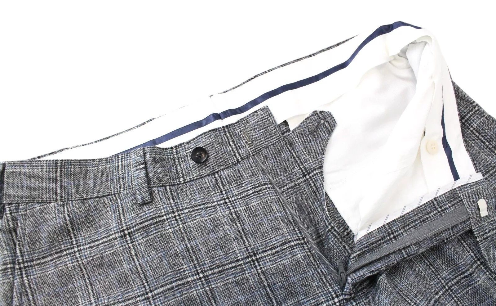 Suitsupply HAVANA UK36S Wool Cashmere Checked 2 Piece 59297 Size 36S - 6 Thumbnail