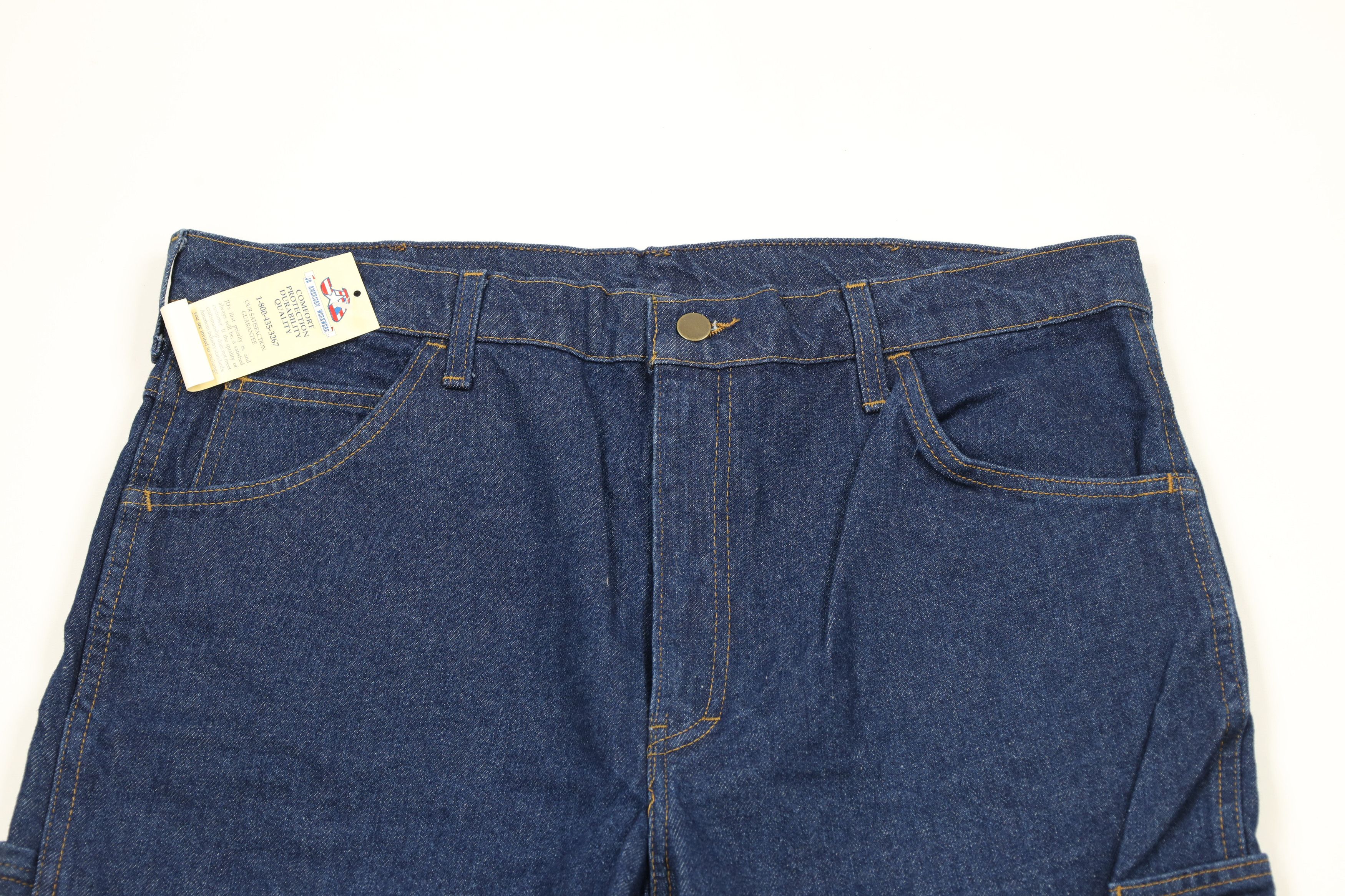 Vintage Deadstock Vintage 90s Union Made Double Knee Work Jeans USA Size US 38 / EU 54 - 2 Thumbnail