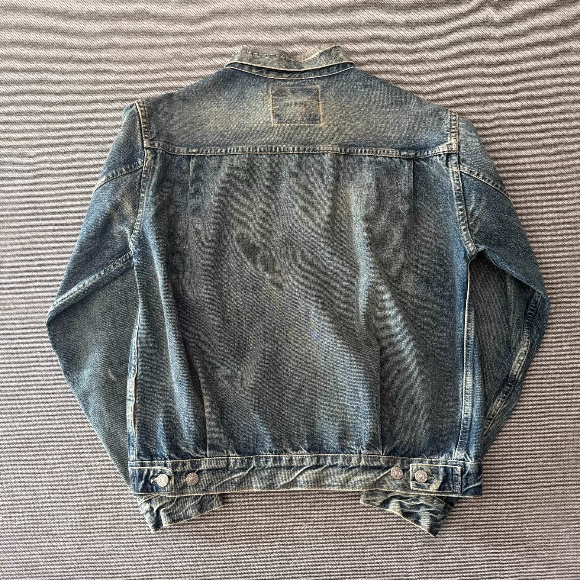 Levi's Levi's LVC Type2 507xx Denim Jacket Washed Distressed M Size US M / EU 48-50 / 2 - 2 Thumbnail