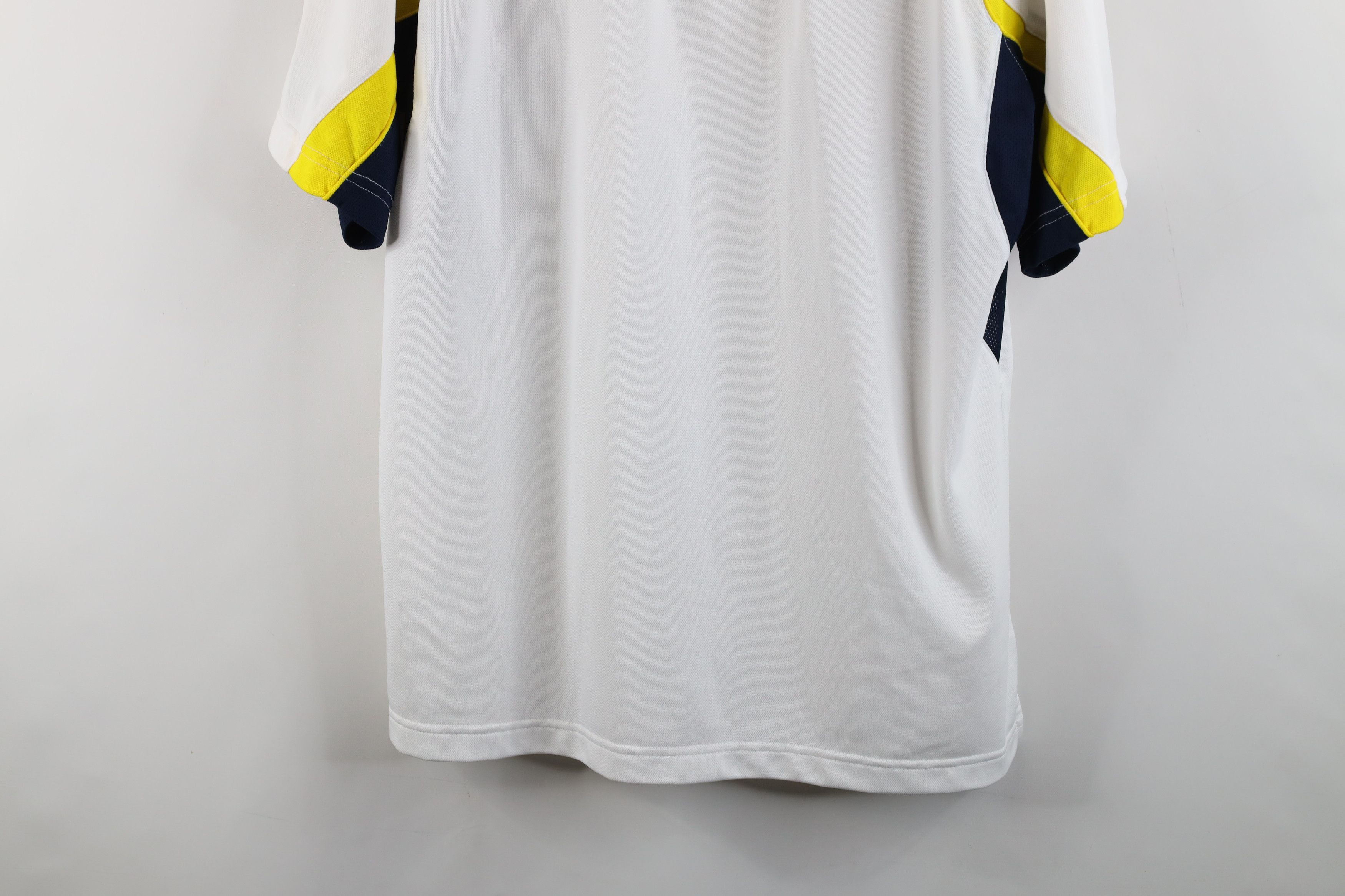 Adidas × Vintage Adidas University of Michigan Football Polo Shirt White Size US L / EU 52-54 / 3 - 3 Thumbnail