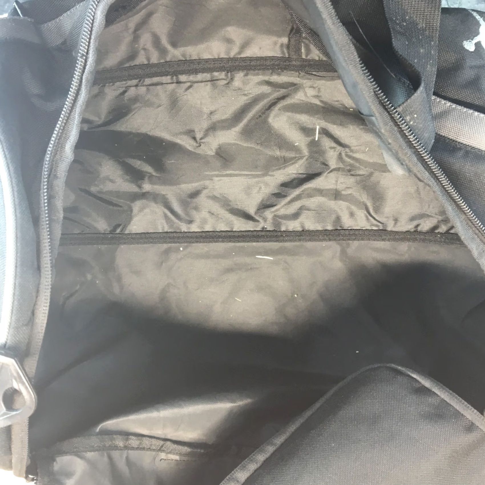 Jordan Brand Nike Jordan Duffle Bag Black Spellout 20" Duffel Carry On Overnight Travel Sports Mens Medium Size ONE SIZE - 7 Thumbnail
