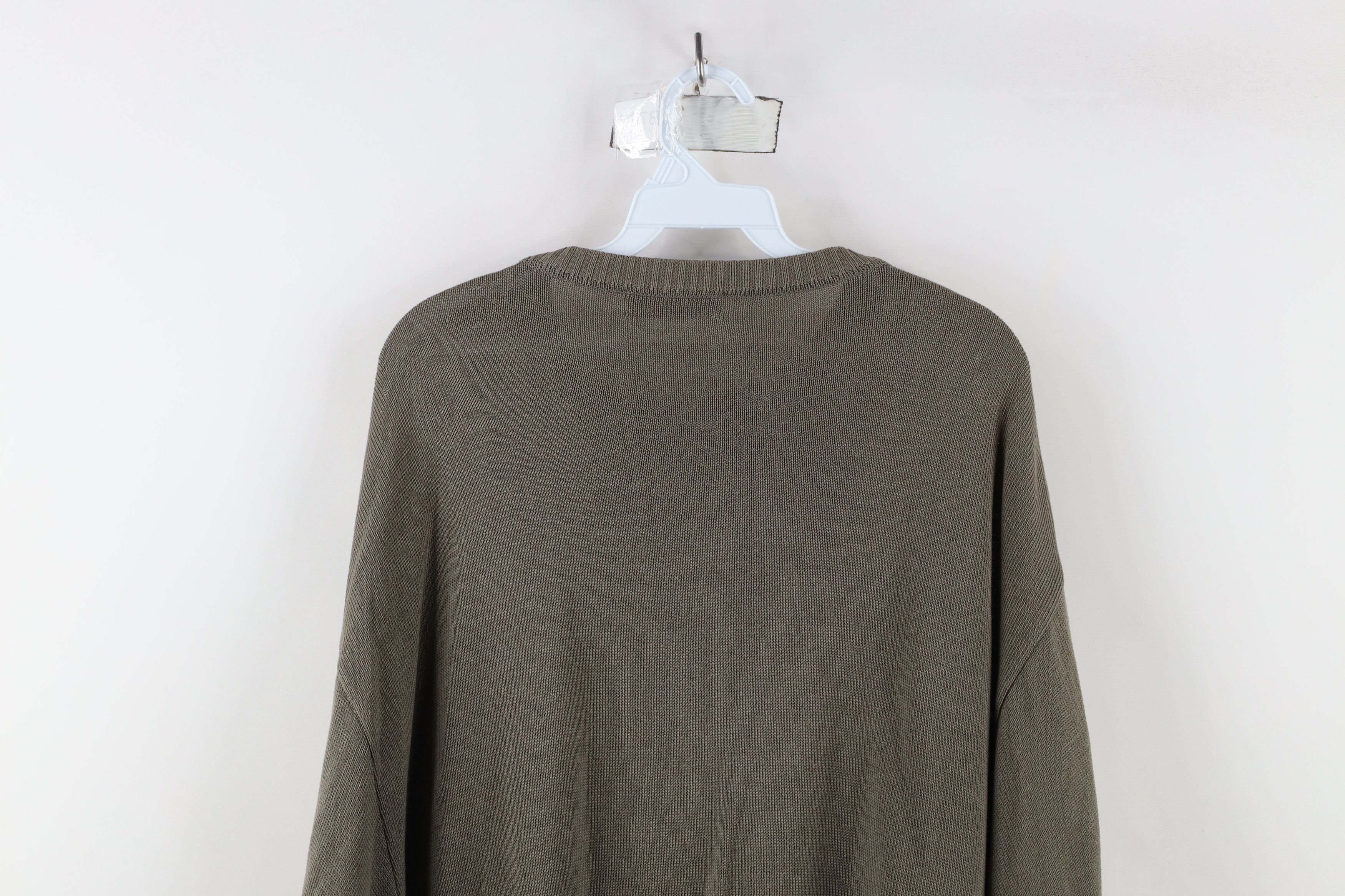 St. Croix × Vintage Vintage 90s St Croix Patchwork Cotton Knit Sweater USA Size US L / EU 52-54 / 3 - 12 Thumbnail