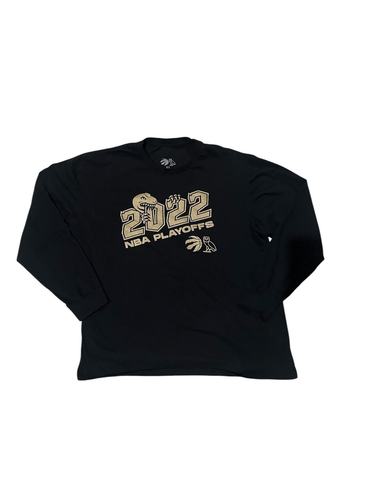 NBA × October's Very Own OVO x Raptors 2022 Playoffs Long Sleeve T-Shirt Size US XL / EU 56 / 4 - 1 Thumbnail