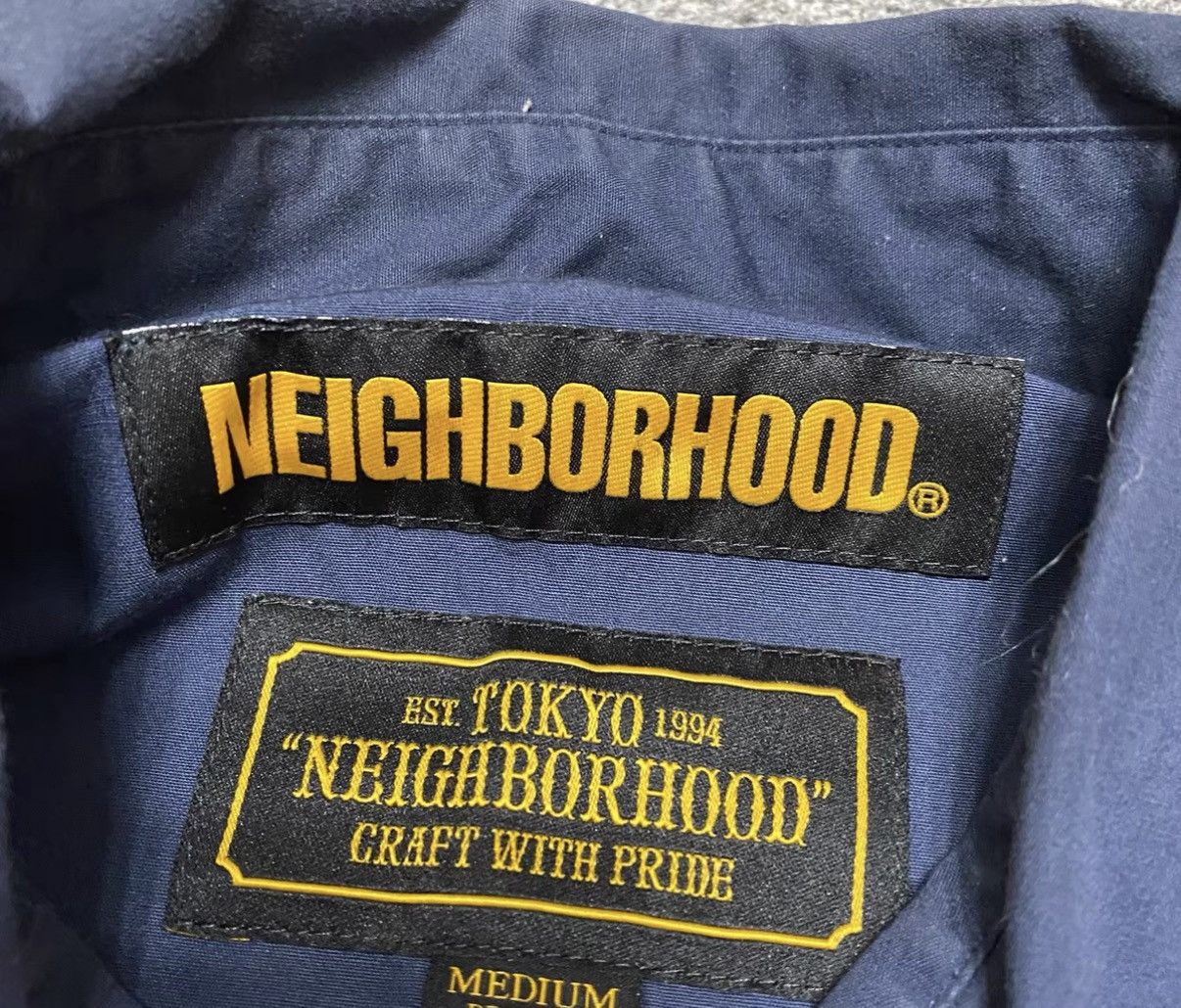Neighborhood NEIGHBORHOOD Logo Short-Sleeve Shirt J16 Size US M / EU 48-50 / 2 - 4 Thumbnail