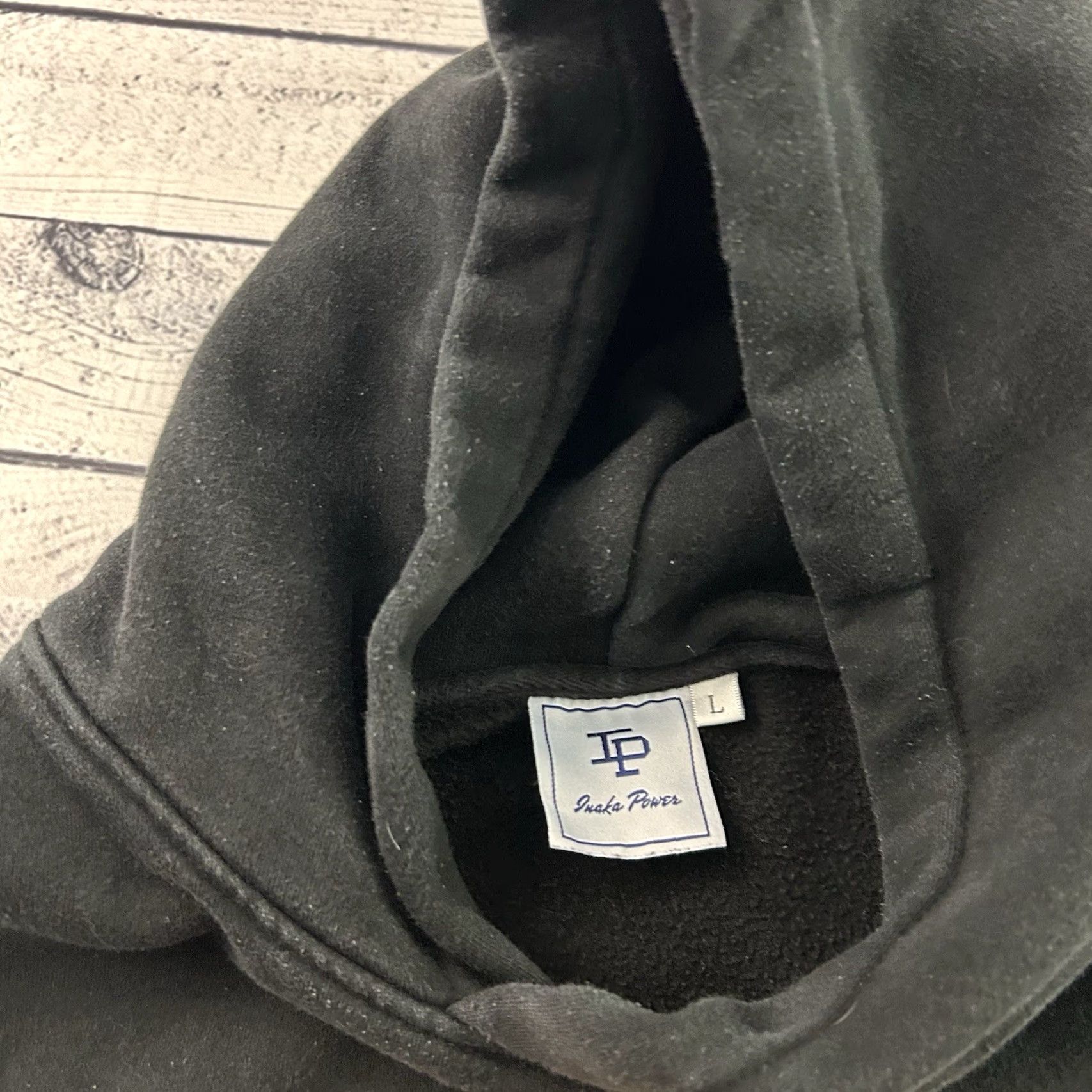 Vintage Inaka Power Pullover Hoodie Sweatshirt Men's Large Black Size US L / EU 52-54 / 3 - 4 Thumbnail