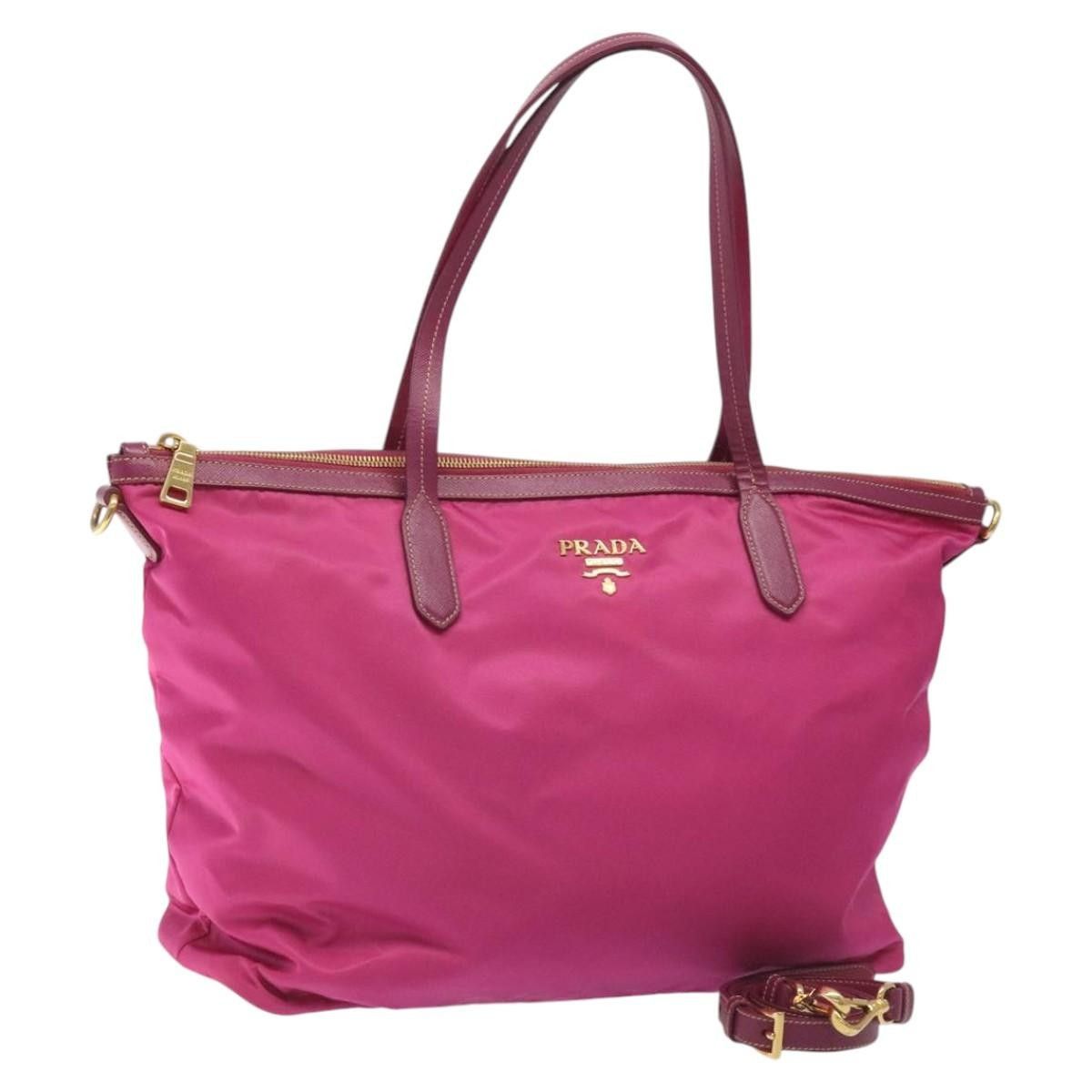 Prada Prada Convertible Zip Tote Tessuto Size ONE SIZE - 1 Thumbnail