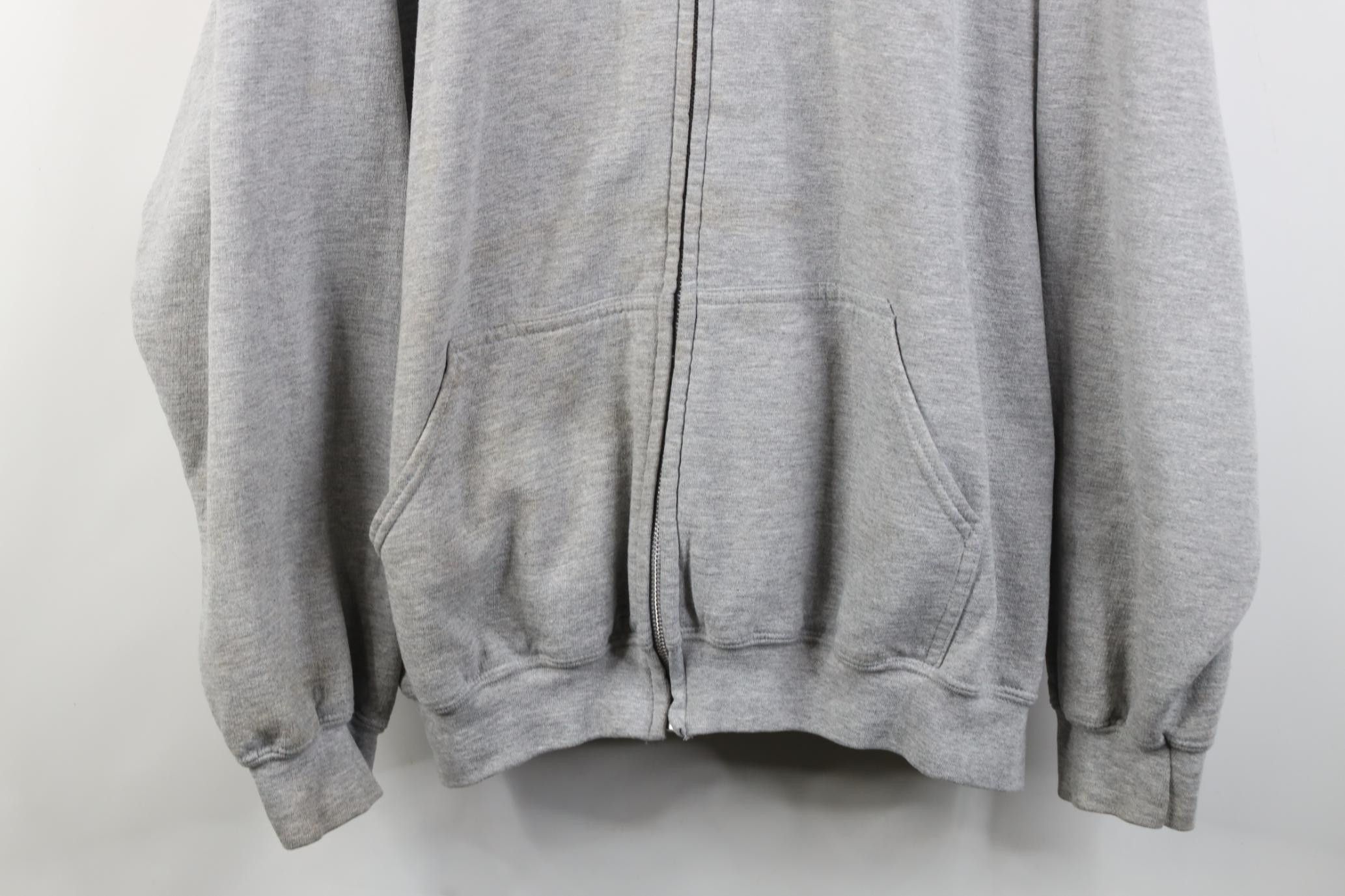 Vintage Vintage 90s Ohio State University Full Zip Hoodie Sweatshirt Size US XXL / EU 58 / 5 - 3 Thumbnail