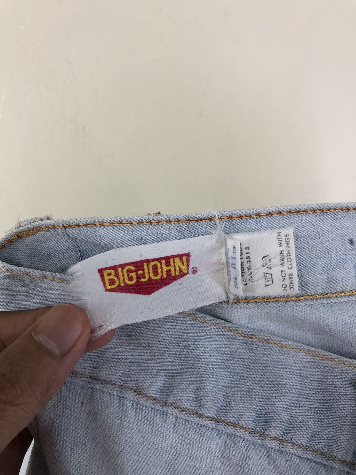 Big John Vintage Big John Flared Bootcut Light Wash Bush Pants Size US 30 / EU 46 - 20 Thumbnail