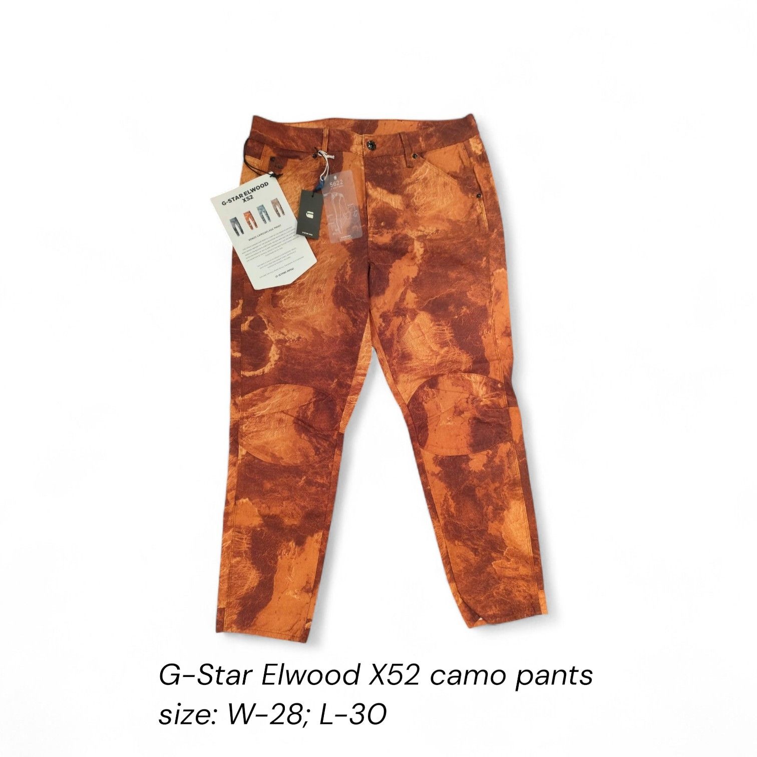 G-Star G-Star Elwood X52 camo pants size: W-28; L-30 Size US 28 / EU 44 - 1 Thumbnail