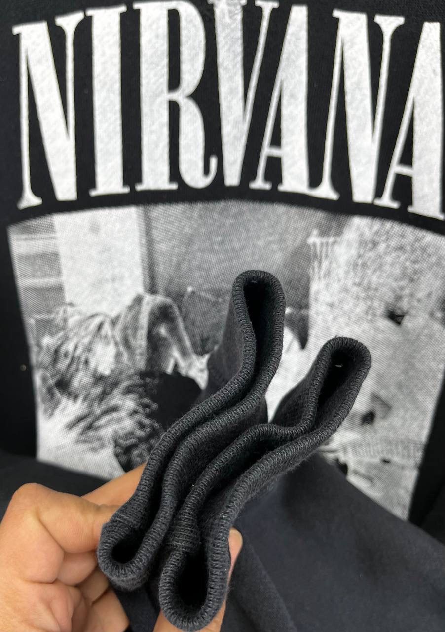 Band Tees Nirvana Kurt Coabin Punk Rock Band Tees Rare Sweatshirt Size US L / EU 52-54 / 3 - 10 Thumbnail