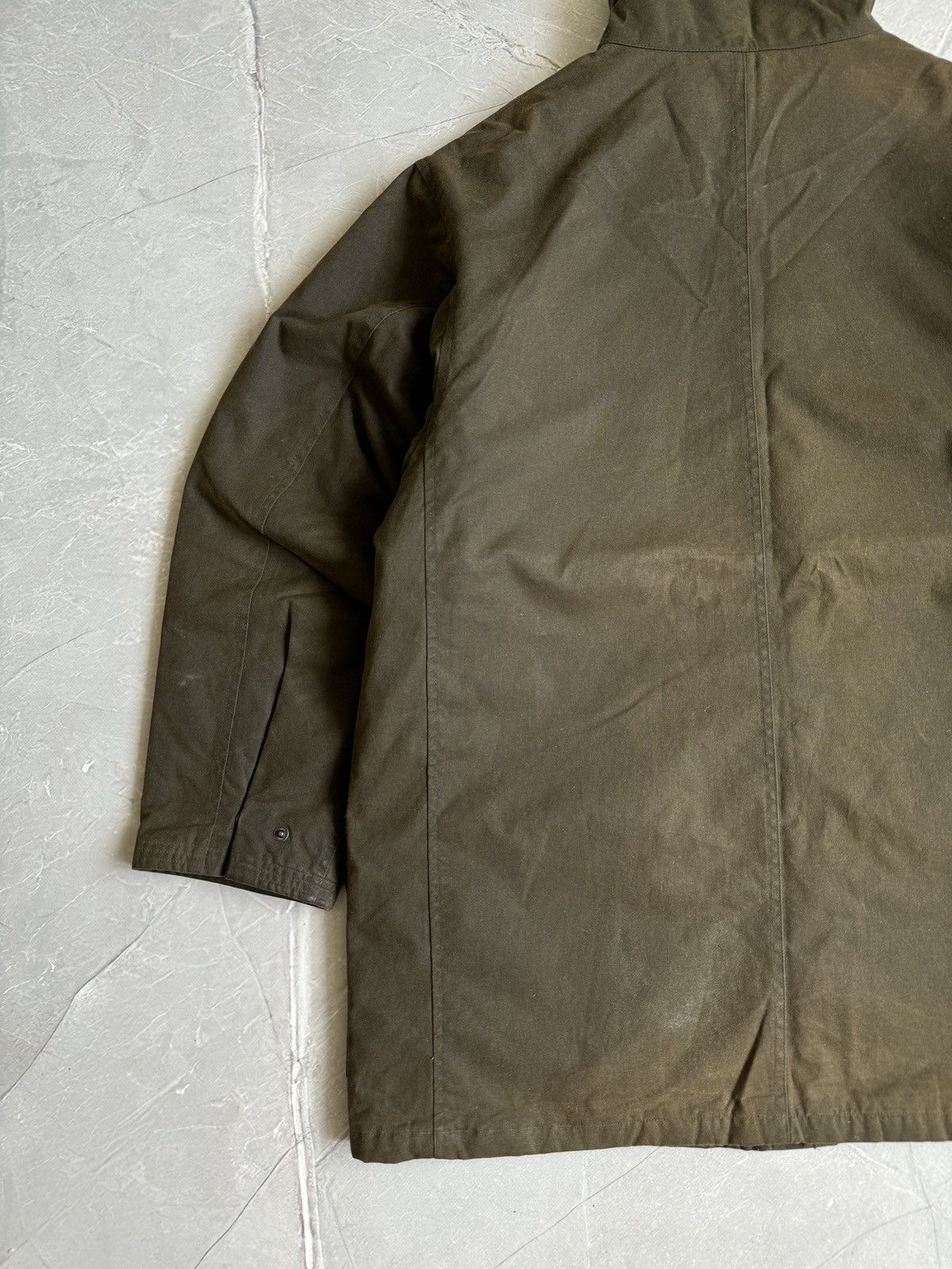 Polo Ralph Lauren Vintage 90s Polo Ralph Lauren Waxed Coat Khaki Size US L / EU 52-54 / 3 - 17 Thumbnail