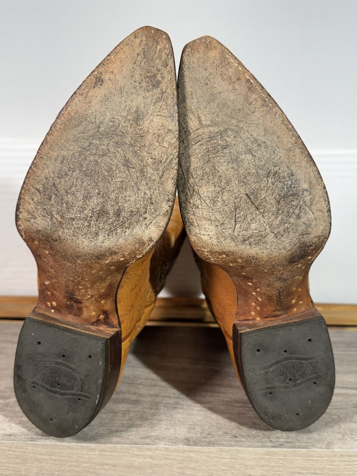Nocona Boots Exotic Early 60s Nocona Men's Cowboy Boots Size 9B The Big O Size US 9 / EU 42 - 14 Thumbnail