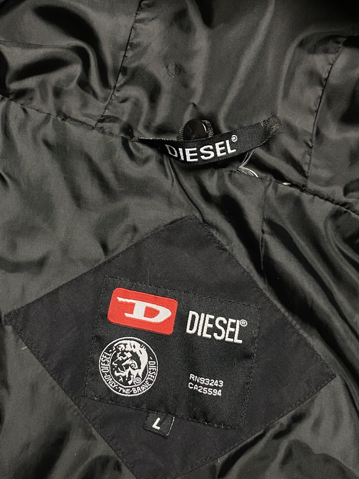 Diesel Vintage DIESEL Industry Jacket with Down Liner Size L Black Size US L / EU 52-54 / 3 - 17 Thumbnail