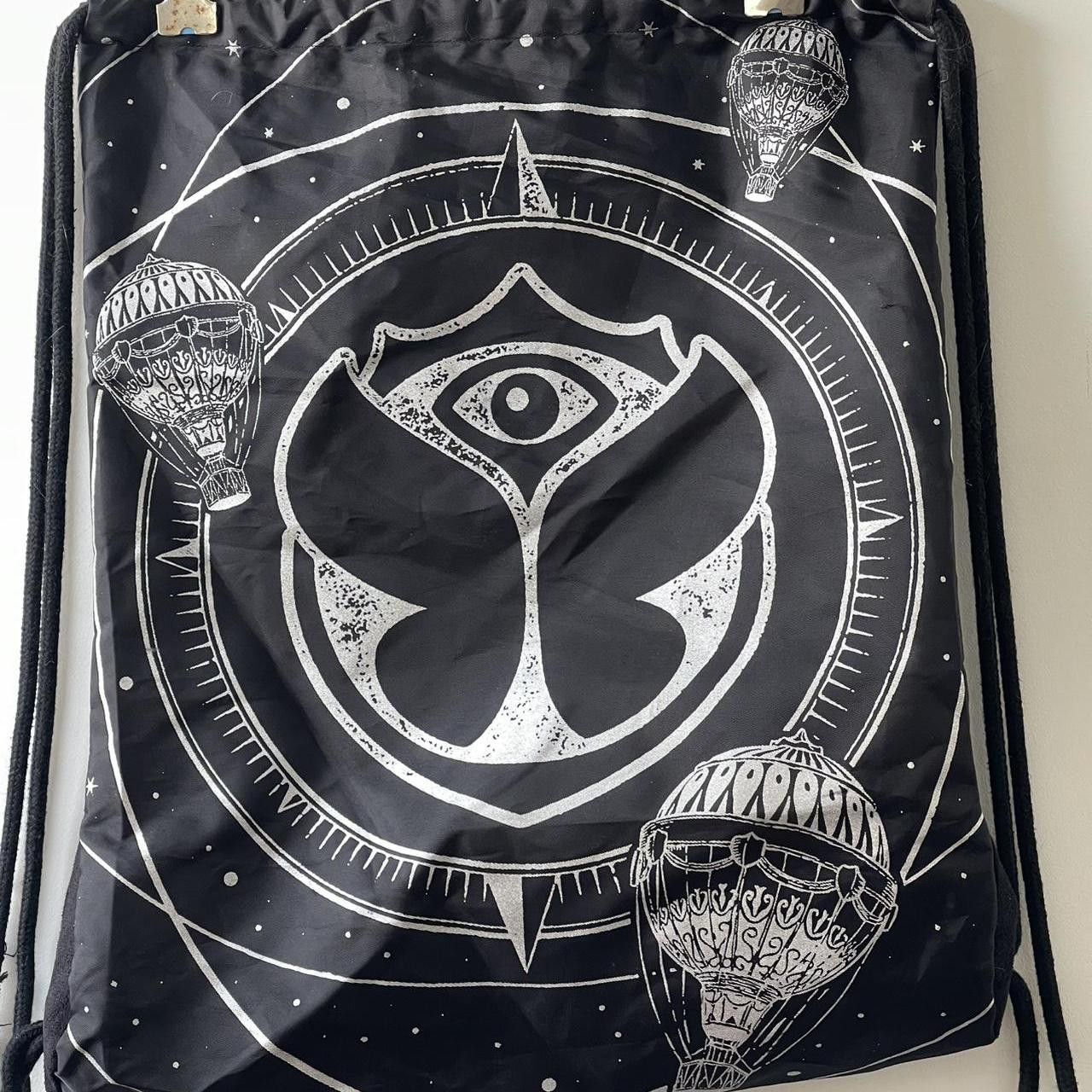 Tomorrowland Tomorrowland official black & silver drawstring backpack Size ONE SIZE - 2 Thumbnail