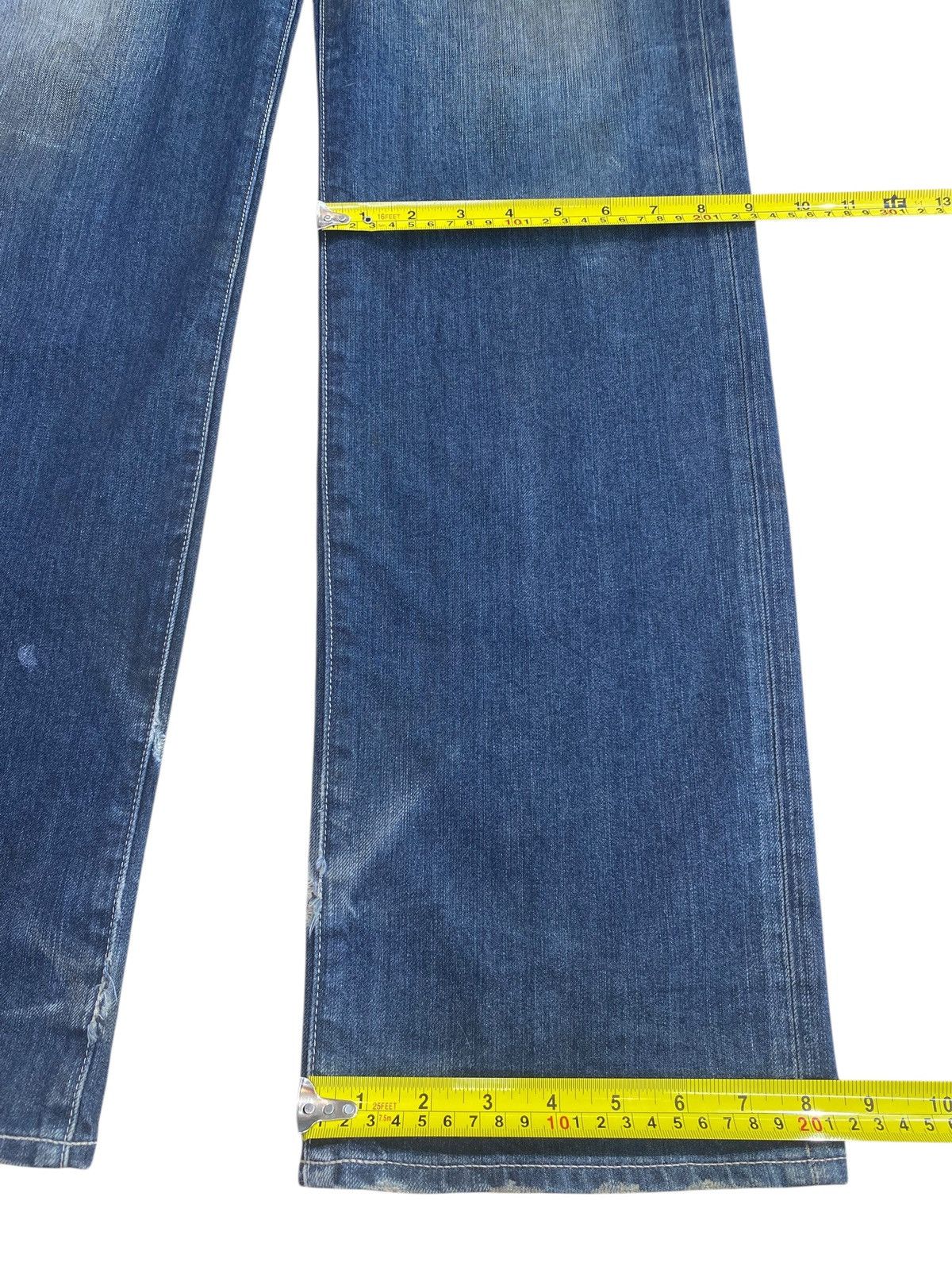 Uniqlo Uniqlo Vintage Whiskers Faded Wash Style Loose Jeans Size US 30 / EU 46 - 8 Thumbnail
