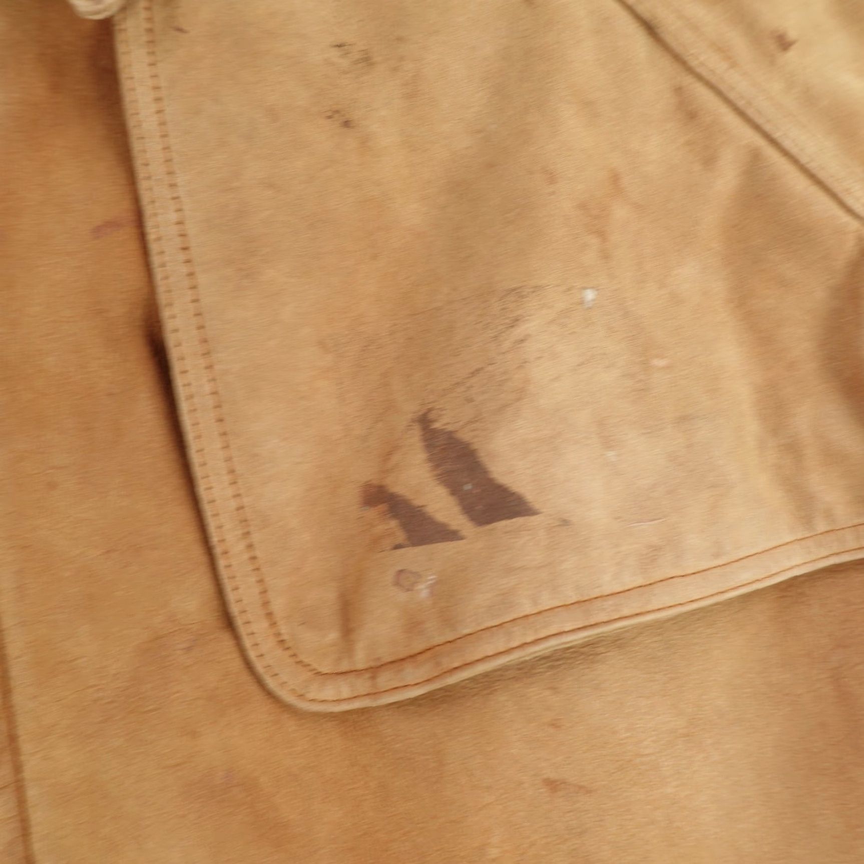 Marlboro VINTAGE Marlboro Jacket Mens XL Bomber Leather Zip Full Zip Lined Pockets 90s Outdoor Brown Men Size US XL / EU 56 / 4 - 3 Thumbnail