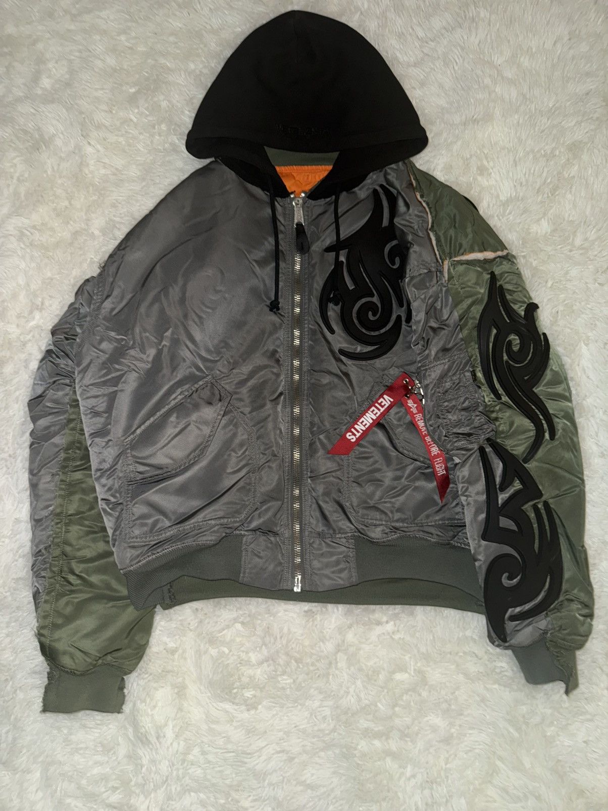 Alpha Industries × Vetements Vetements X Alpha Industries Split