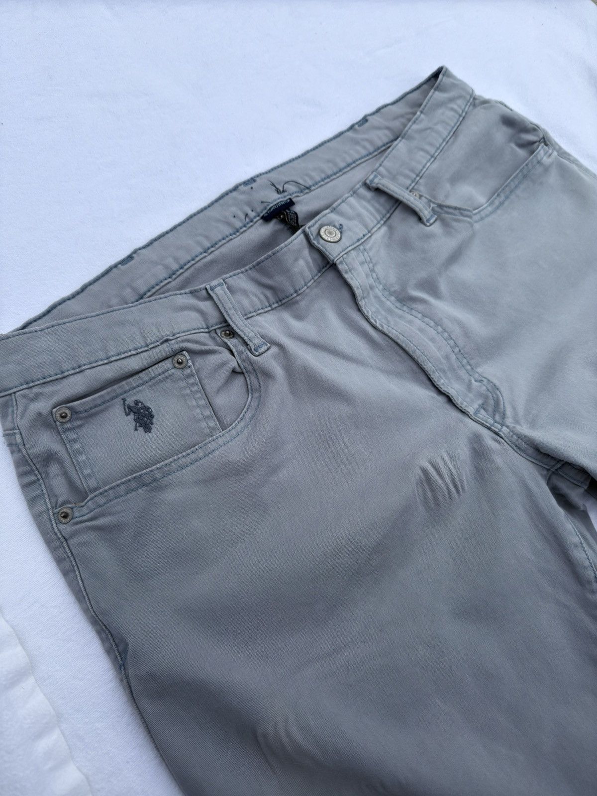 Beverly Hills Polo Club × Vintage Grey and black Polo Ralph Lauren slim fit chino trousers Size US 32 / EU 48 - 3 Thumbnail