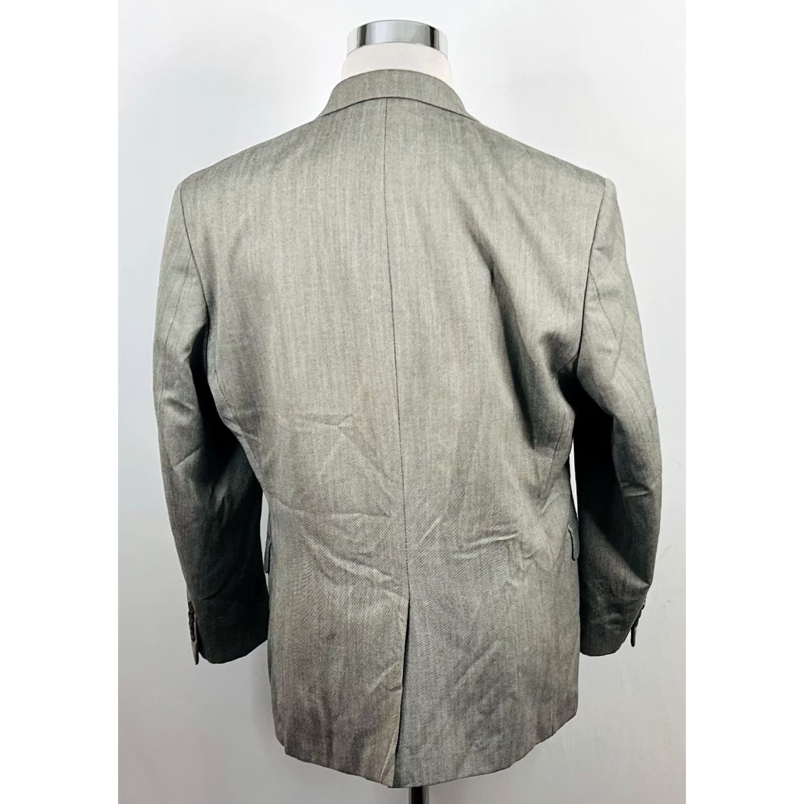 Ralph Lauren Lauren Ralph Lauren Sport Coat 42 Beige Two Button Vented Poly Rayon Floral Lining Size US XS / EU 42 / 0 - 6 Thumbnail