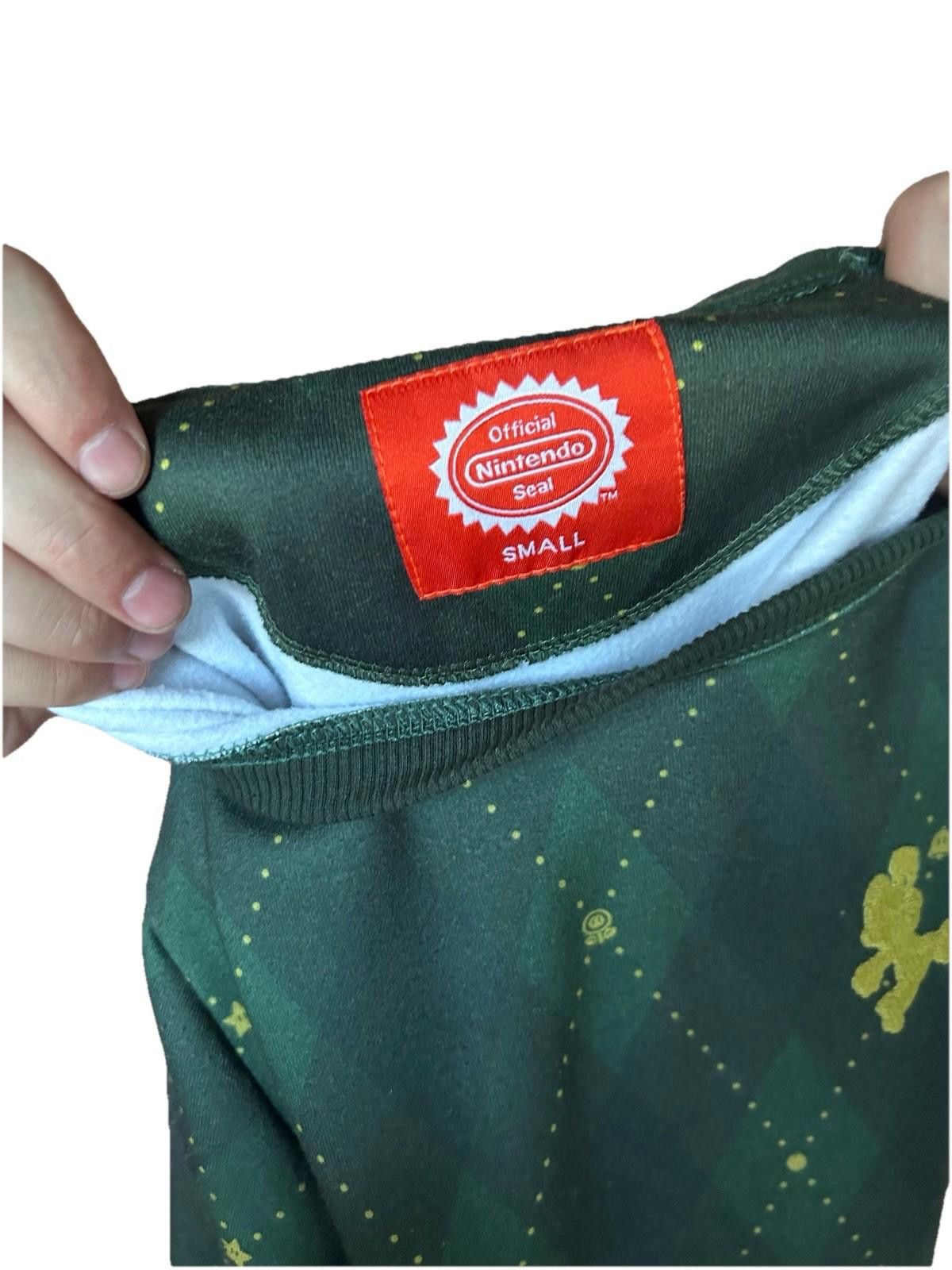 Nintendo Nintendo Official Seal Green Luigi Long Sleeve Sweatshirt S Size US S / EU 44-46 / 1 - 3 Thumbnail