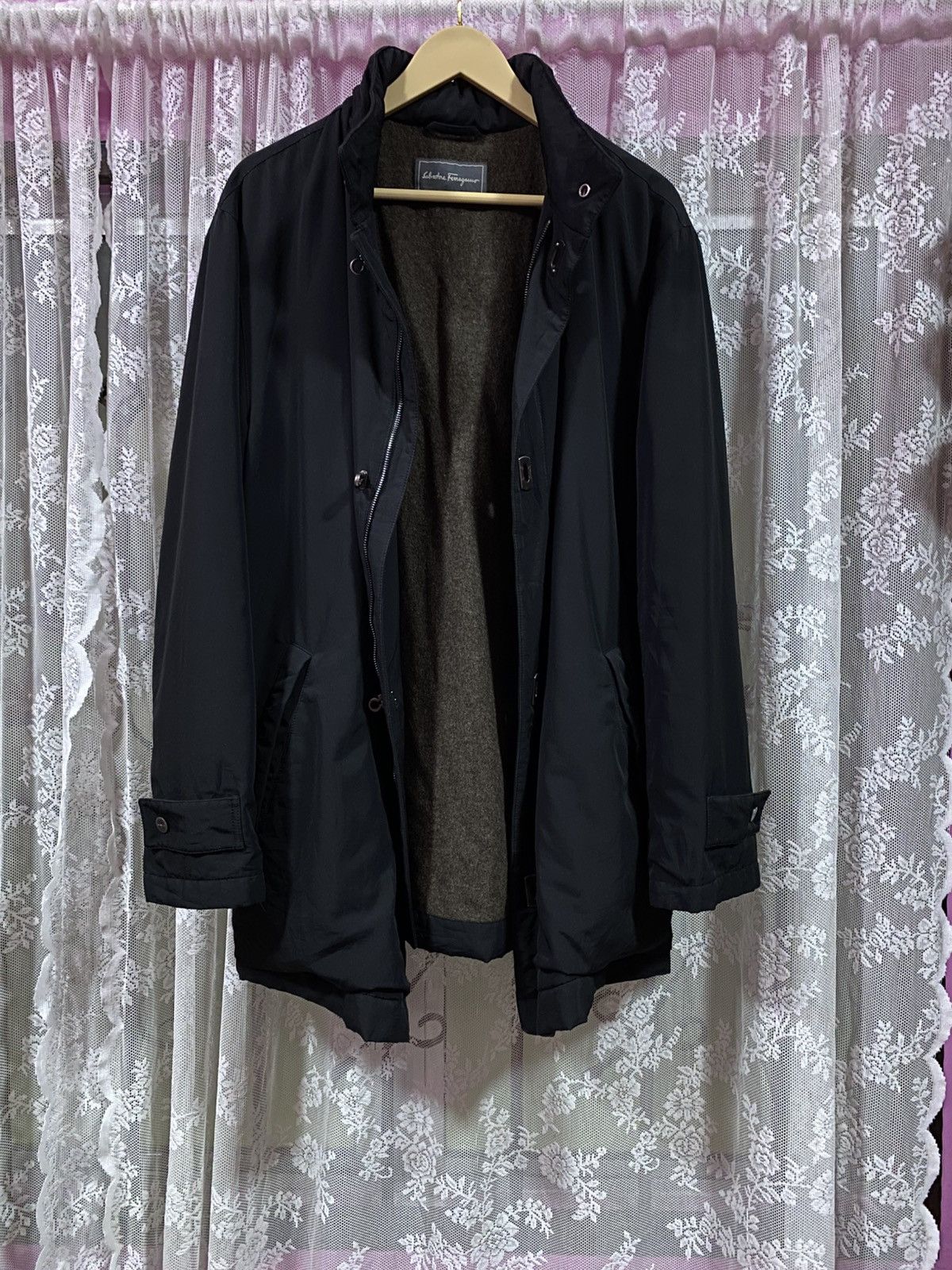 Salvatore Ferragamo × Vintage Vintage Salvatore Ferragamo Jacket Made Italy Size US M / EU 48-50 / 2 - 1 Thumbnail