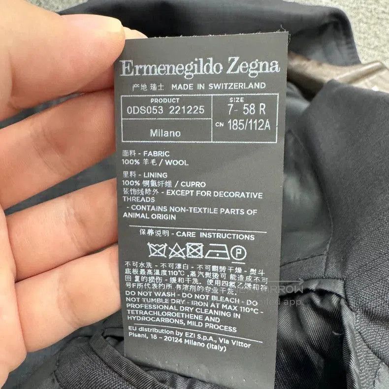 Ermenegildo Zegna Zegna Su Misrua Check Wool Blazer. Size US XXL / EU 58 / 5 - 5 Thumbnail