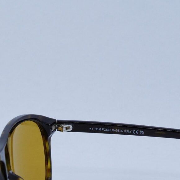 Tom Ford Tom Ford FT1027 52E Prescott Sunglasses Havana Square Frame Size ONE SIZE - 6 Thumbnail
