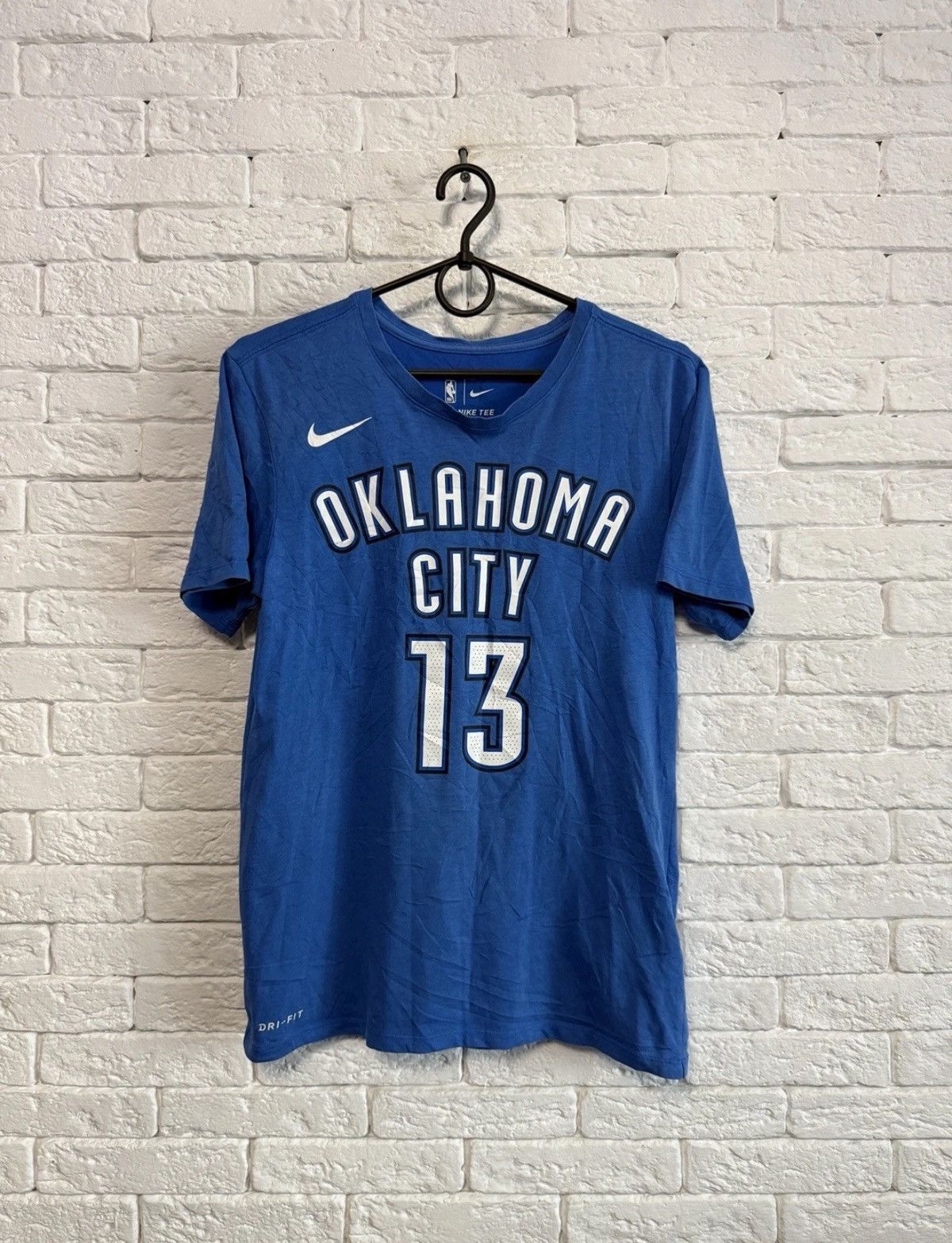 Nike Nike NBA Oklahoma City Paul George 13 T-shirt Basketball SzS Size US S / EU 44-46 / 1 - 1 Thumbnail