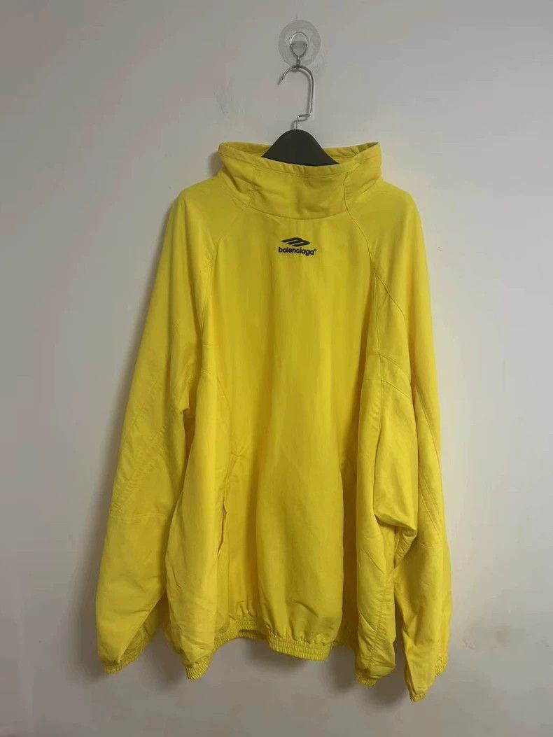 Balenciaga Balenciaga Nylon pullover lemon yellow jacket sweater Size US XL / EU 56 / 4 - 1 Thumbnail