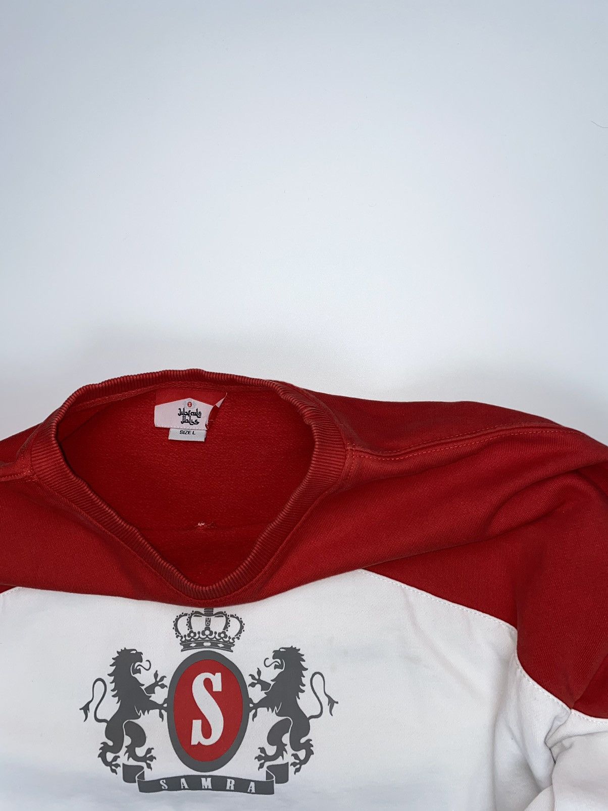 🚨 SAMRA vintage sweatshirt MARLBORO red white cotton mans L