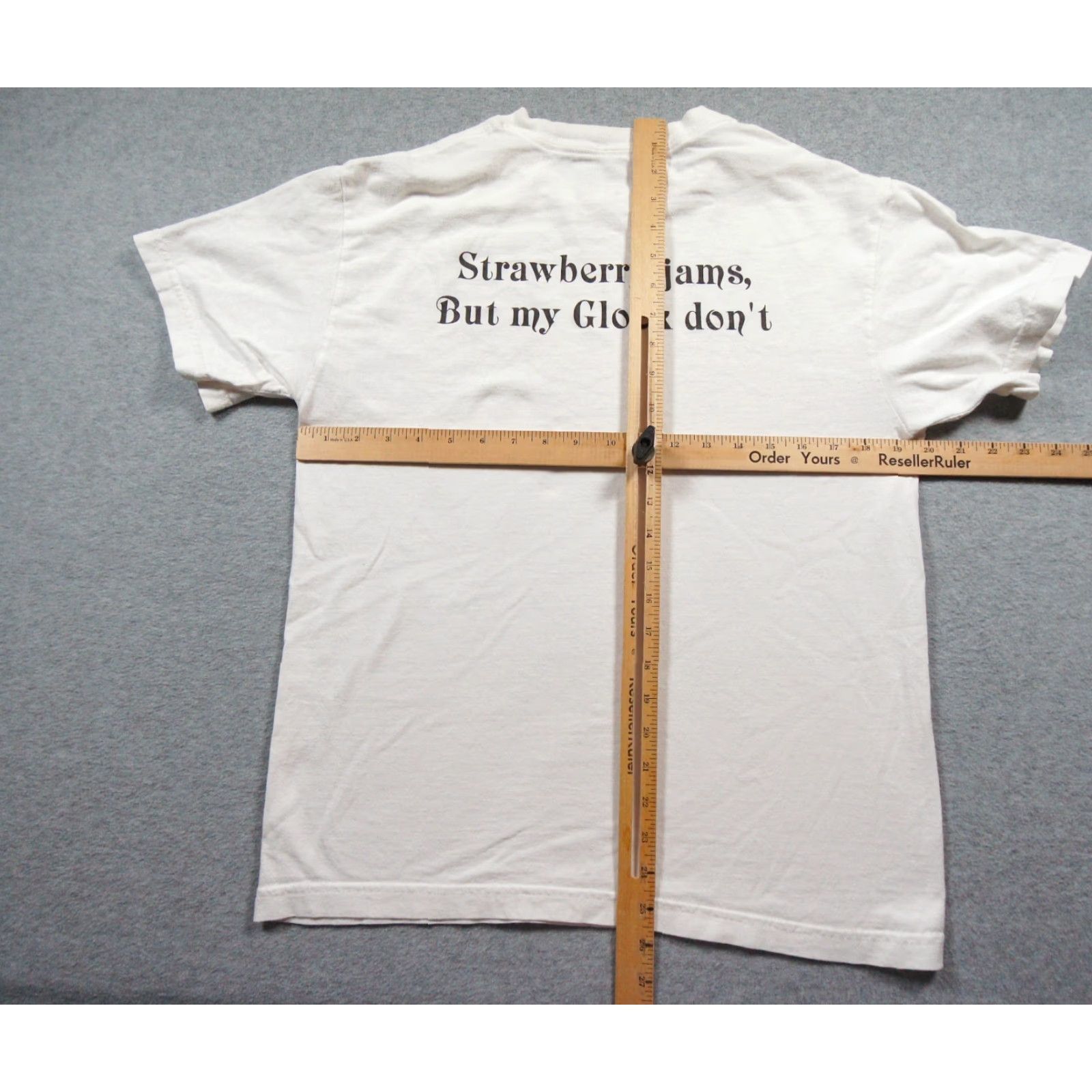 Vintage VINTAGE Strawberry Shirt Mens Medium White Ben Baller Strawberry Jams Tee Streetwear Size US M / EU 48-50 / 2 - 6 Thumbnail
