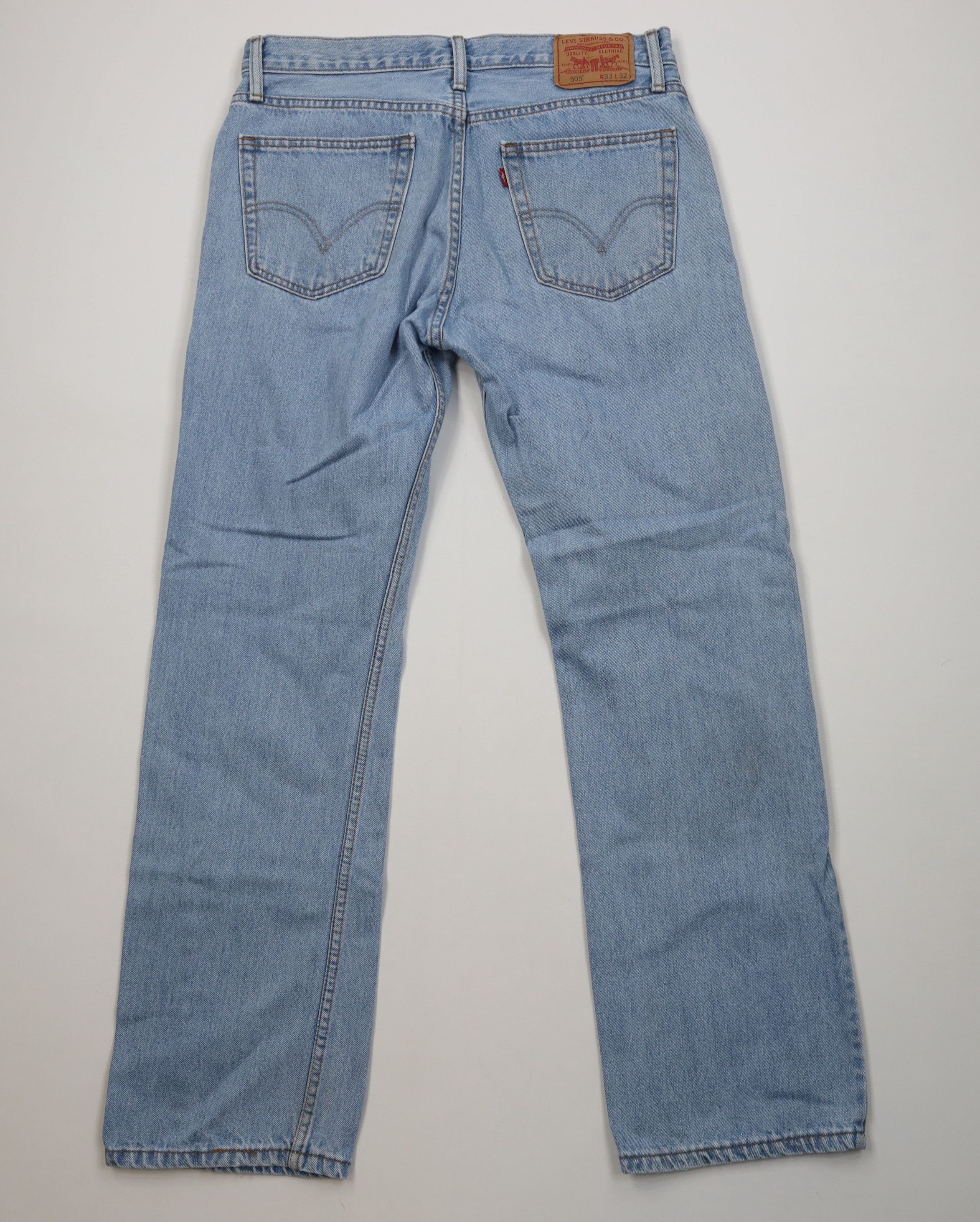 Levi's Vintage Y2K Levis 505 Regular Fit Straight Leg Denim Jeans Size US 33 - 11 Thumbnail