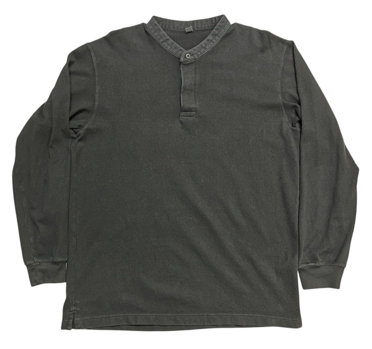 Japanese Brand × Uniqlo Uniqlo Stand Collar Longsleeve Polo Shirt Size US M / EU 48-50 / 2 - 1 Thumbnail