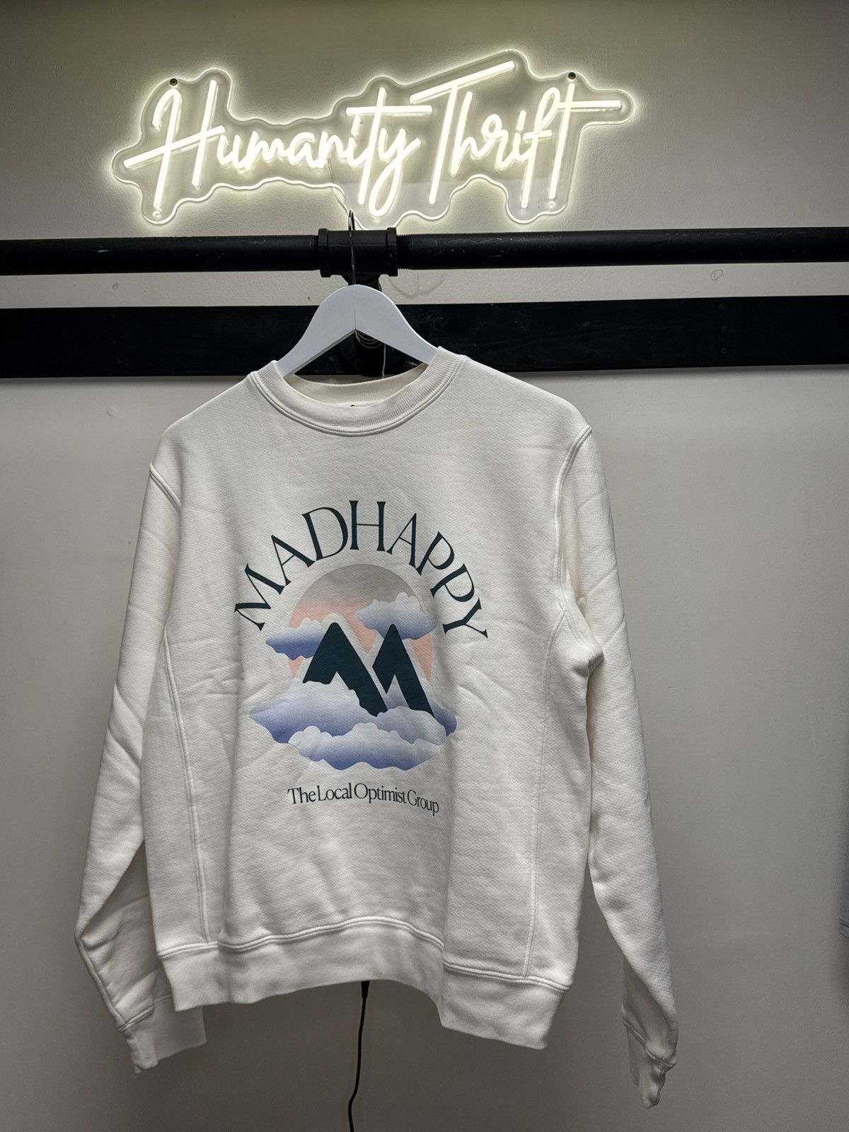 Madhappy MADHAPPY Unisex Outdoors Printed Sweatshirt Tofu Size XS / US 0-2 / IT 36-38 - 2 Thumbnail