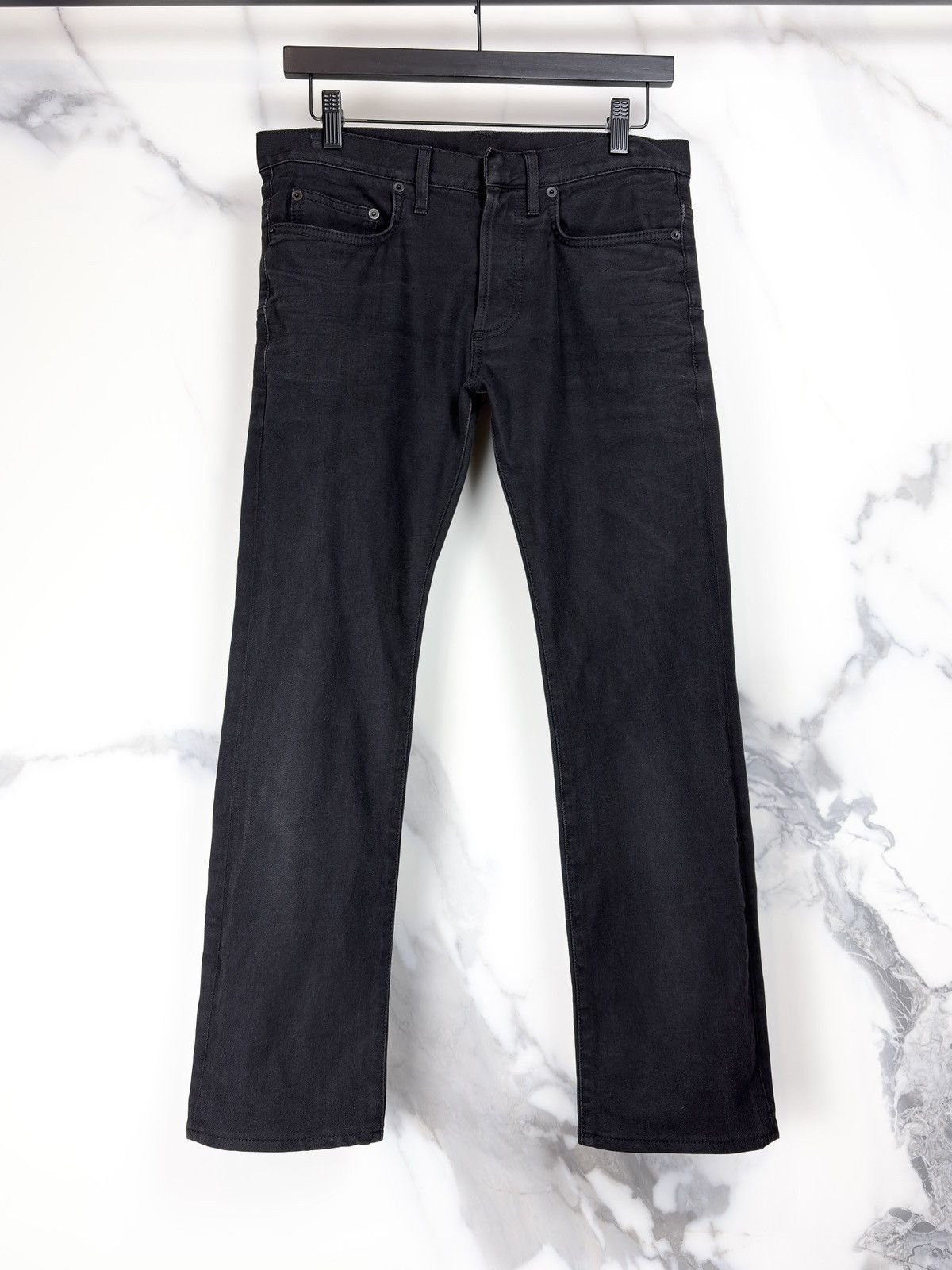 Dior SS08 Dior Homme Black Japanese Raw Denim Jeans | Grailed