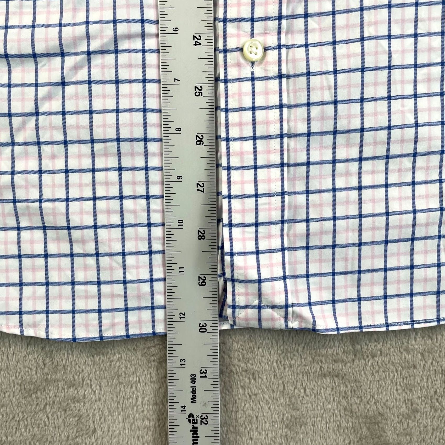 Polo Ralph Lauren Polo Ralph Lauren Performance Shirt Men XL Pink Blue Plaid Classic Fit Pony Prep Shirt Size US XL / EU 56 / 4 - 6 Thumbnail