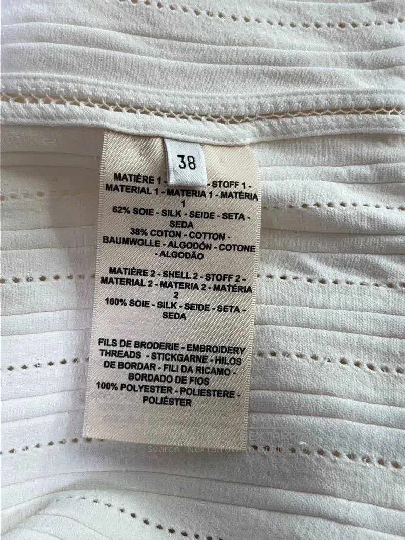 Hermes HERMES Ruffled Short Sleeve Top. Size US S / EU 44-46 / 1 - 5 Thumbnail