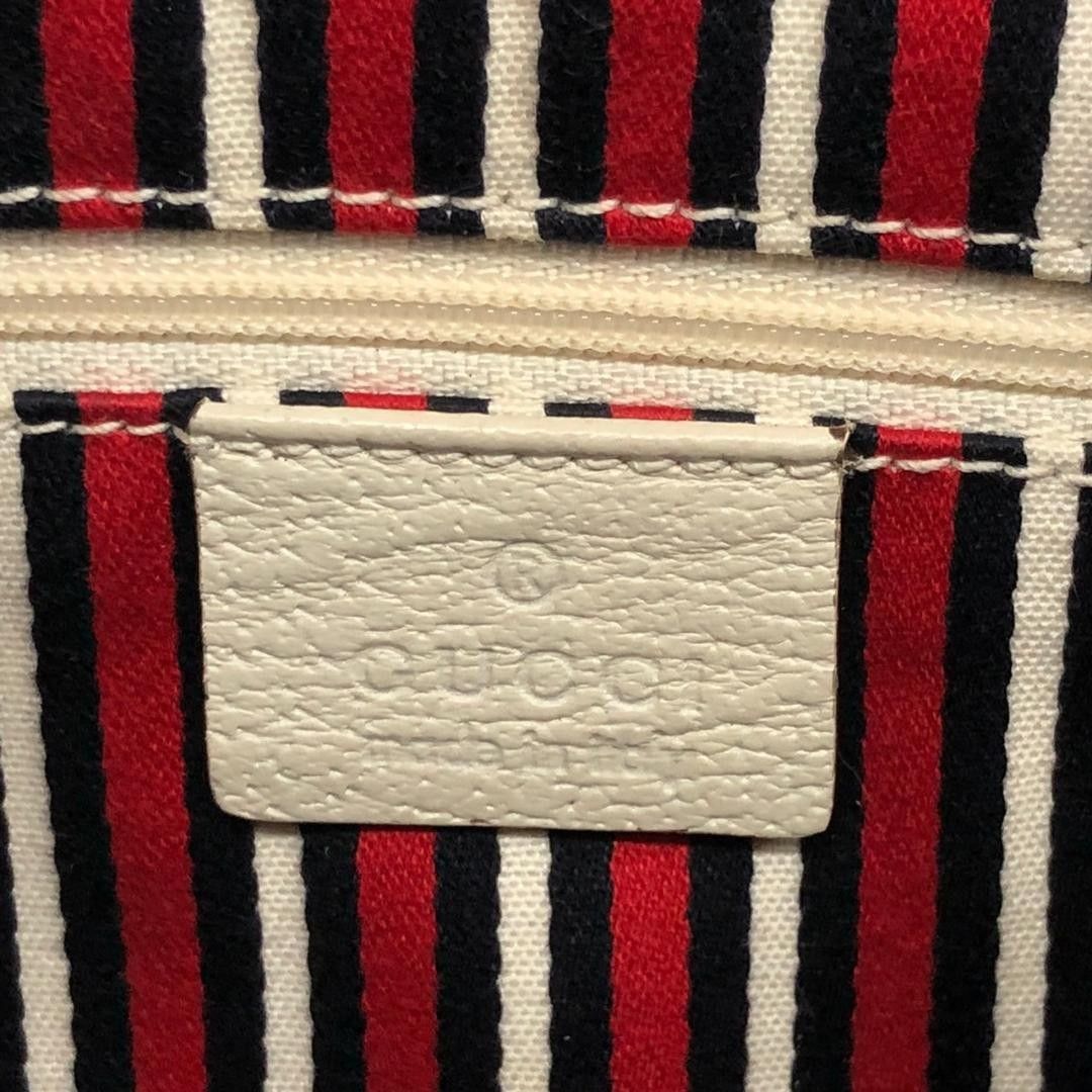 Gucci Gucci - Navy Monogram Handbag Shoulder Bag Blue Size ONE SIZE - 6 Thumbnail