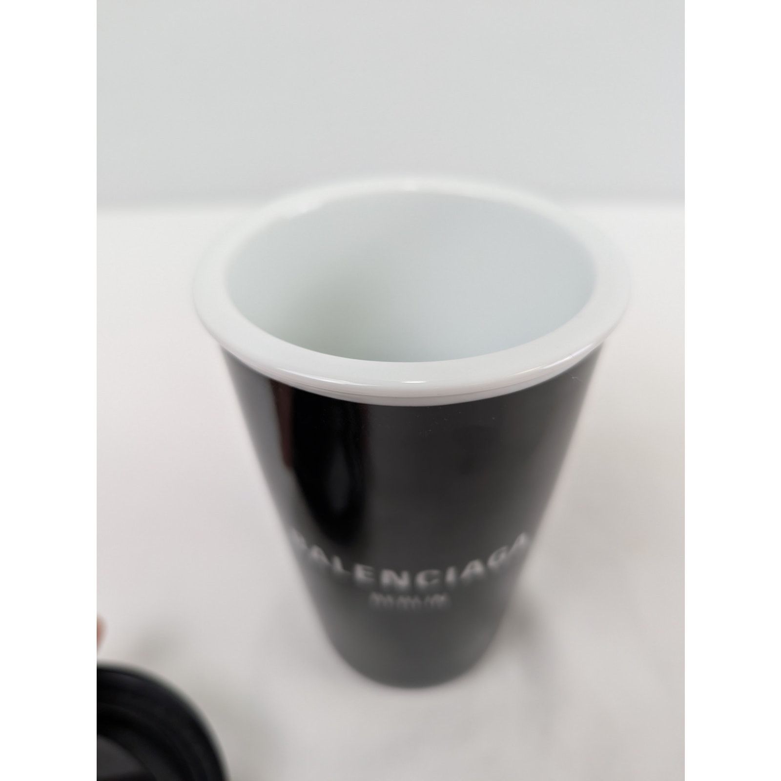 Balenciaga o1rshd1 Q:3 / Size:OS/ Berlin Porcelain Coffee Cup Mug Black Size ONE SIZE - 6 Thumbnail